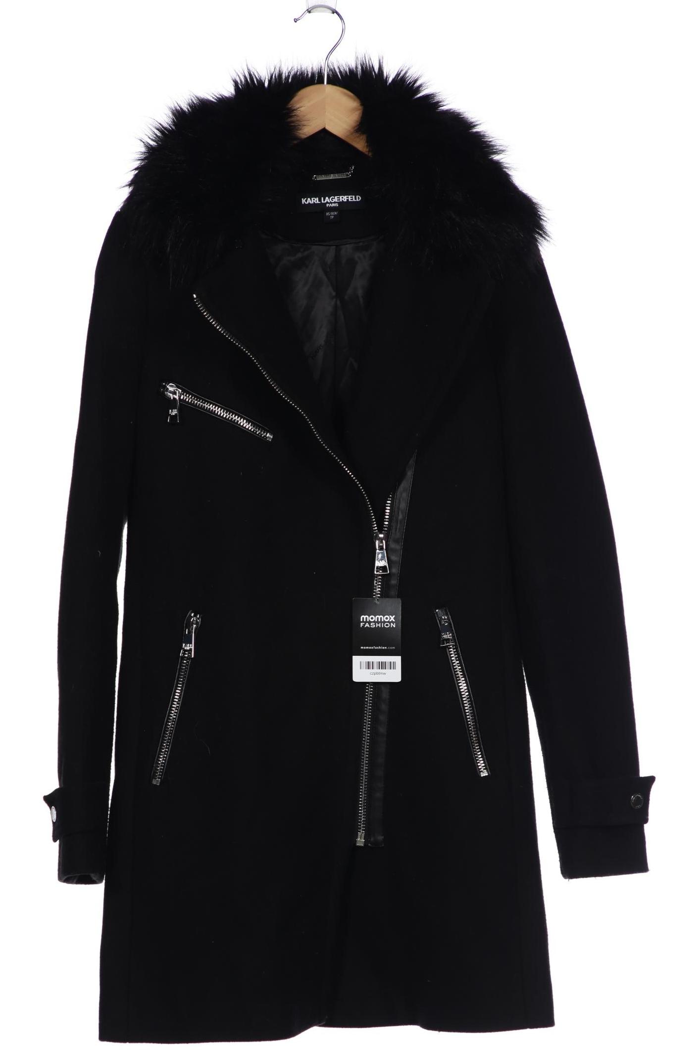 

Karl Lagerfeld Damen Mantel, schwarz