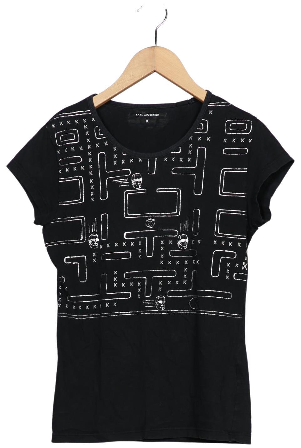 

Karl Lagerfeld Damen T-Shirt, schwarz, Gr. 42