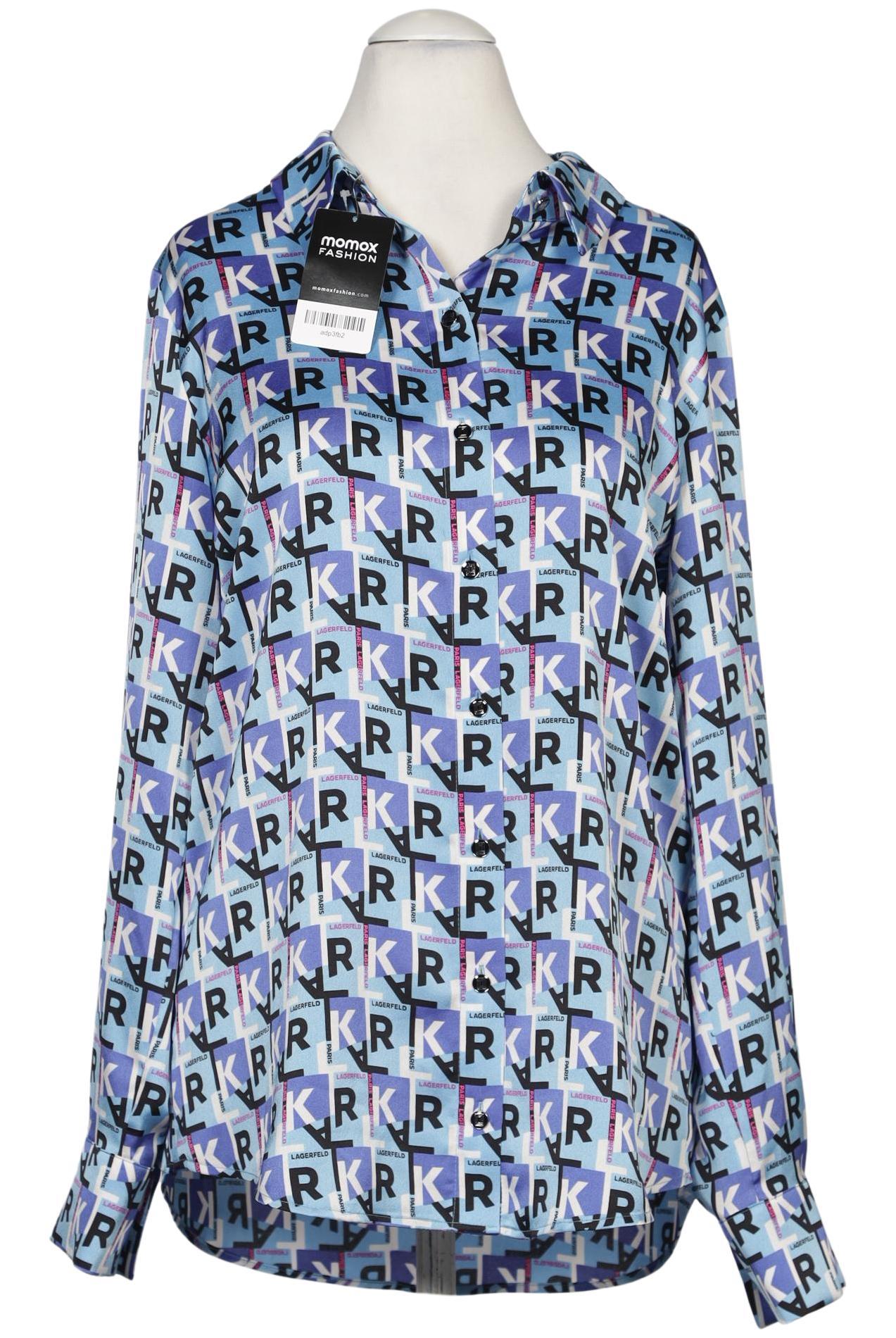 

Karl Lagerfeld Damen Bluse, hellblau, Gr. 38