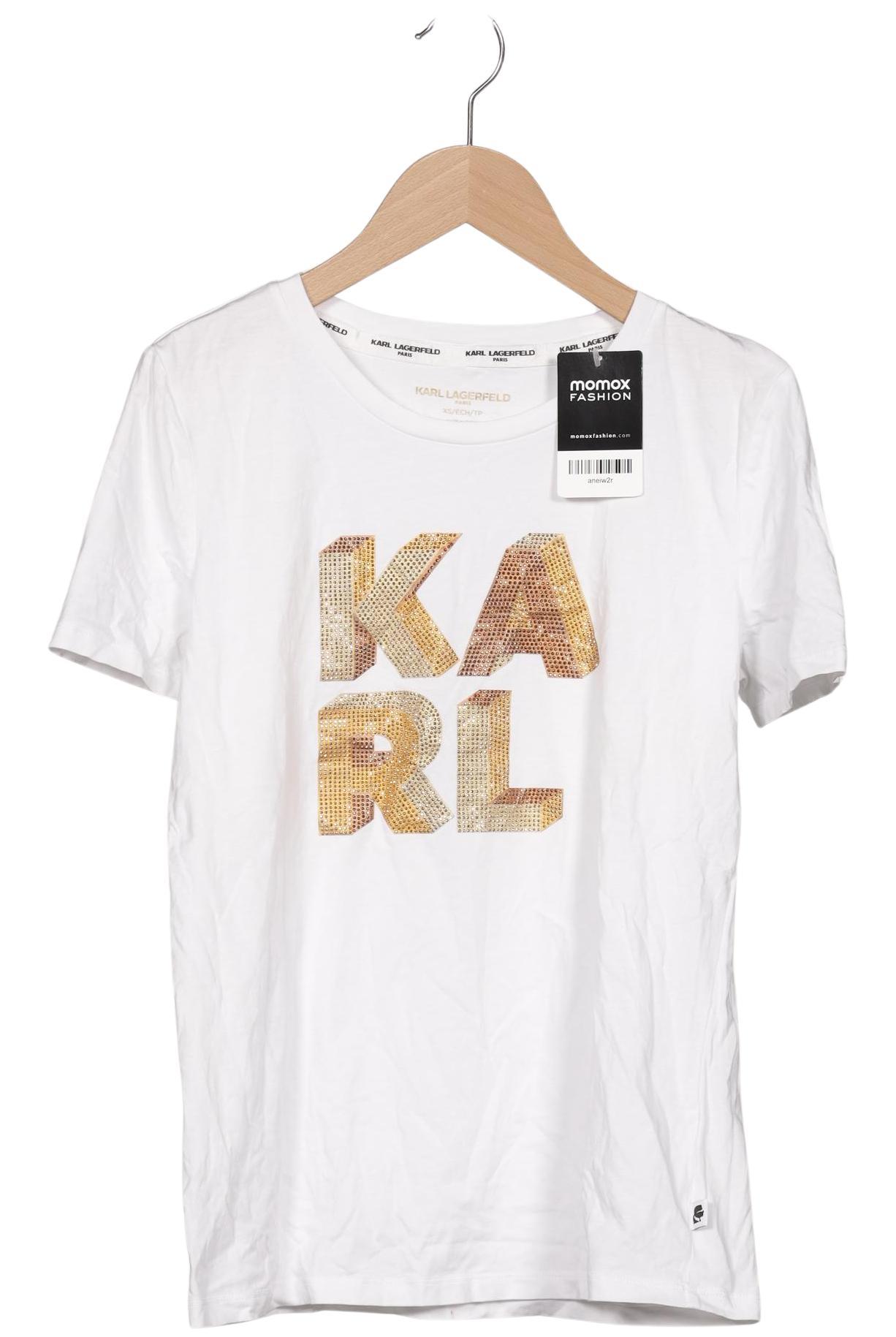 

Karl Lagerfeld Damen T-Shirt, weiß, Gr. 34