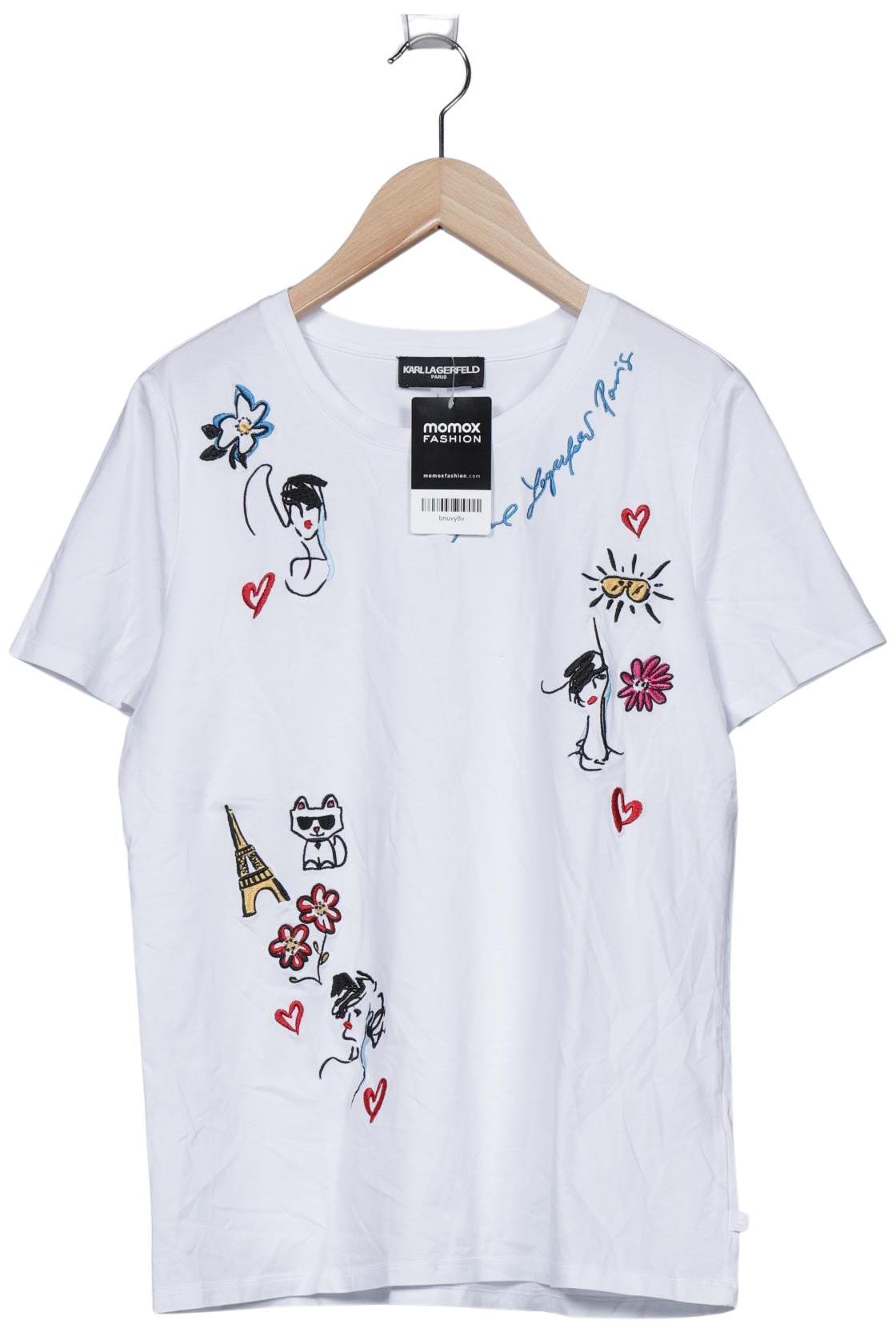 

Karl Lagerfeld Damen T-Shirt, weiß, Gr. 36