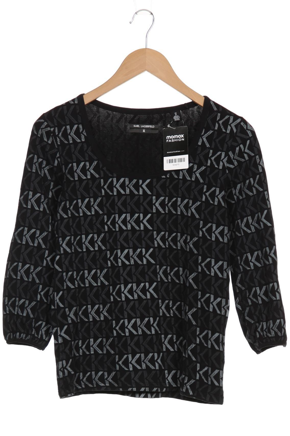 

Karl Lagerfeld Damen Langarmshirt, marineblau, Gr. 42