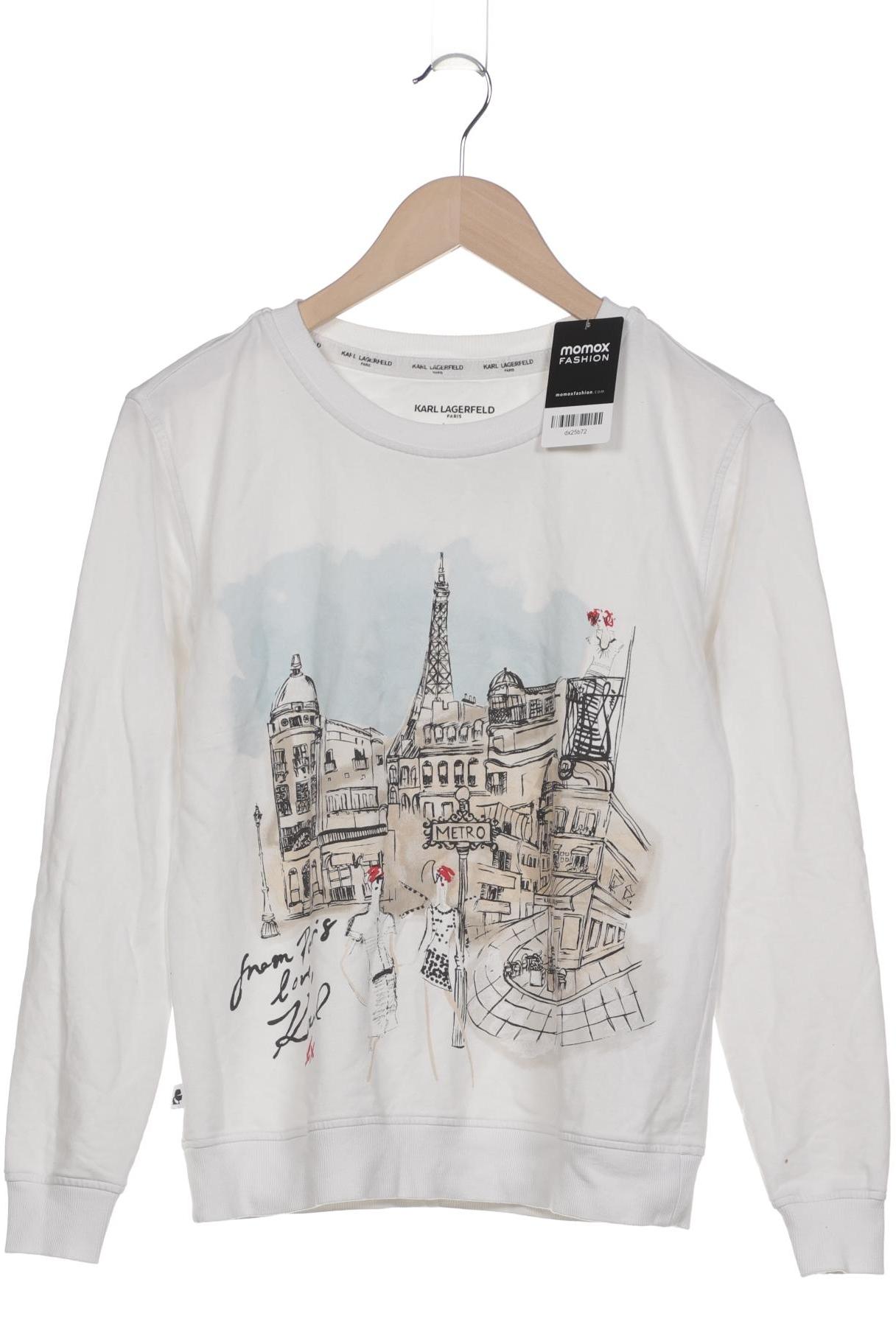 

Karl Lagerfeld Damen Sweatshirt, cremeweiß, Gr. 36