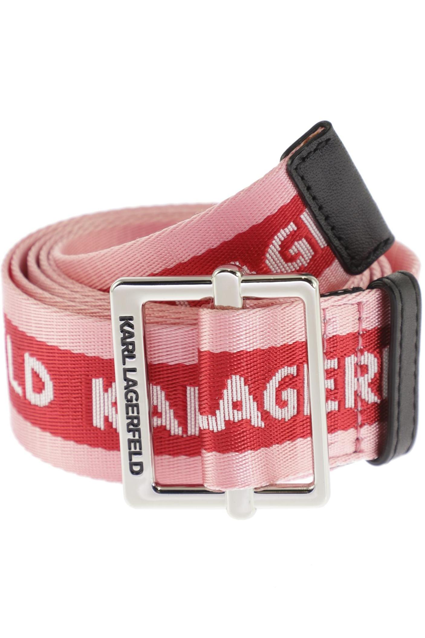 

Karl Lagerfeld Damen Gürtel, rot, Gr. 130