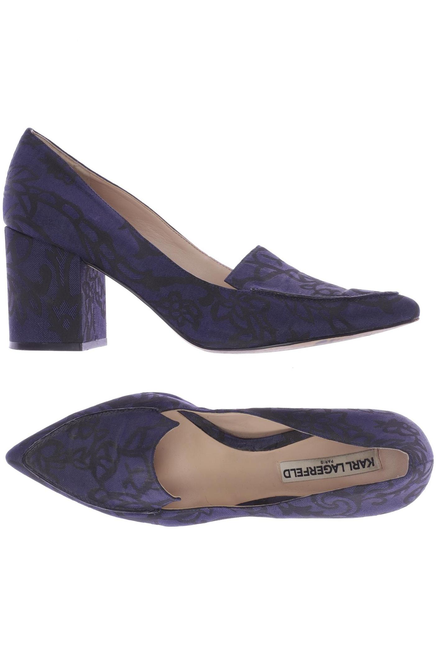 

Karl Lagerfeld Damen Pumps, marineblau, Gr. 9