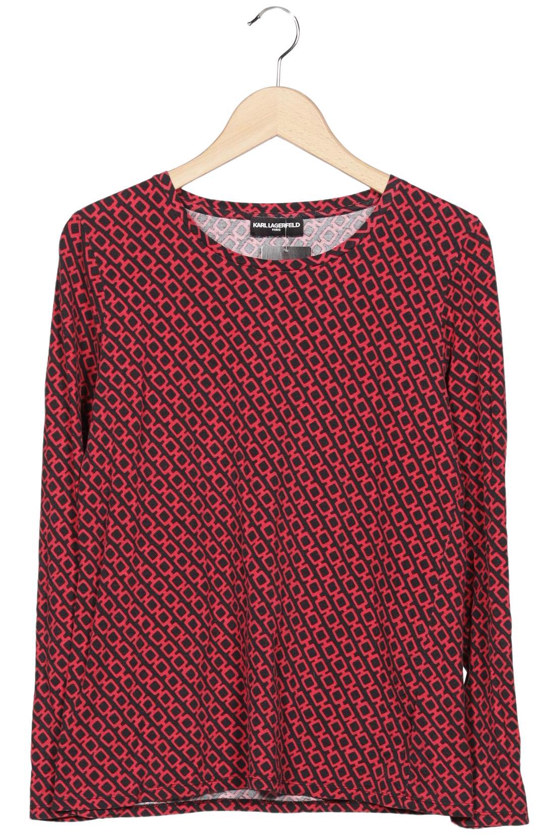 

Karl Lagerfeld Damen Langarmshirt, rot, Gr. 38