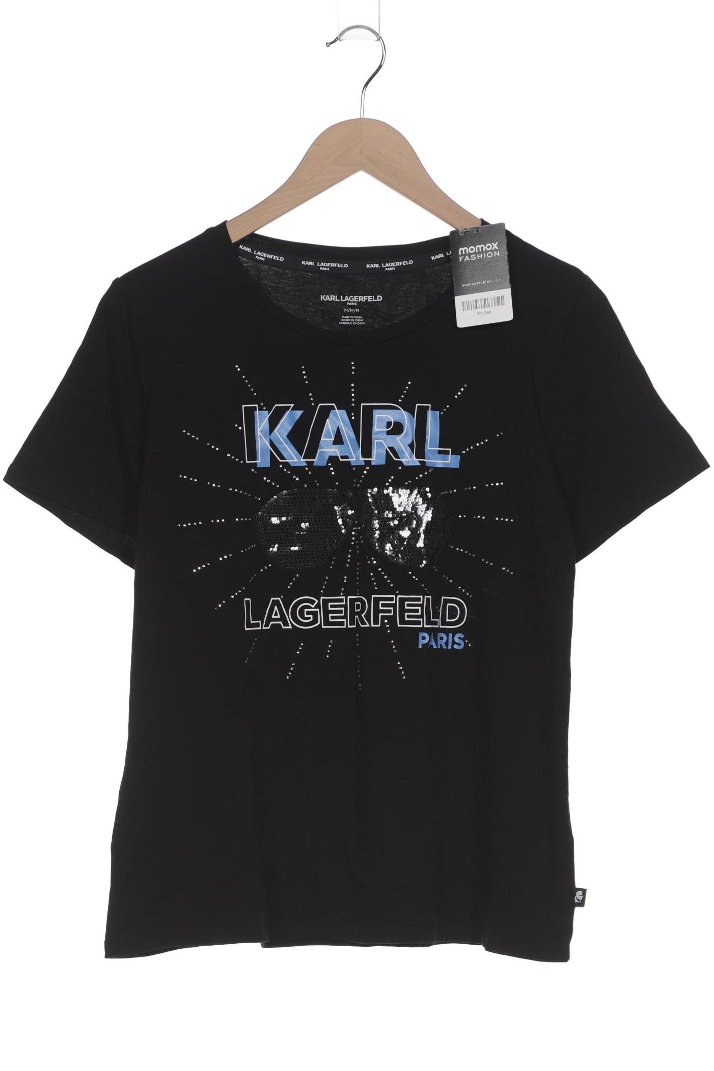 

Karl Lagerfeld Damen T-Shirt, schwarz, Gr. 38