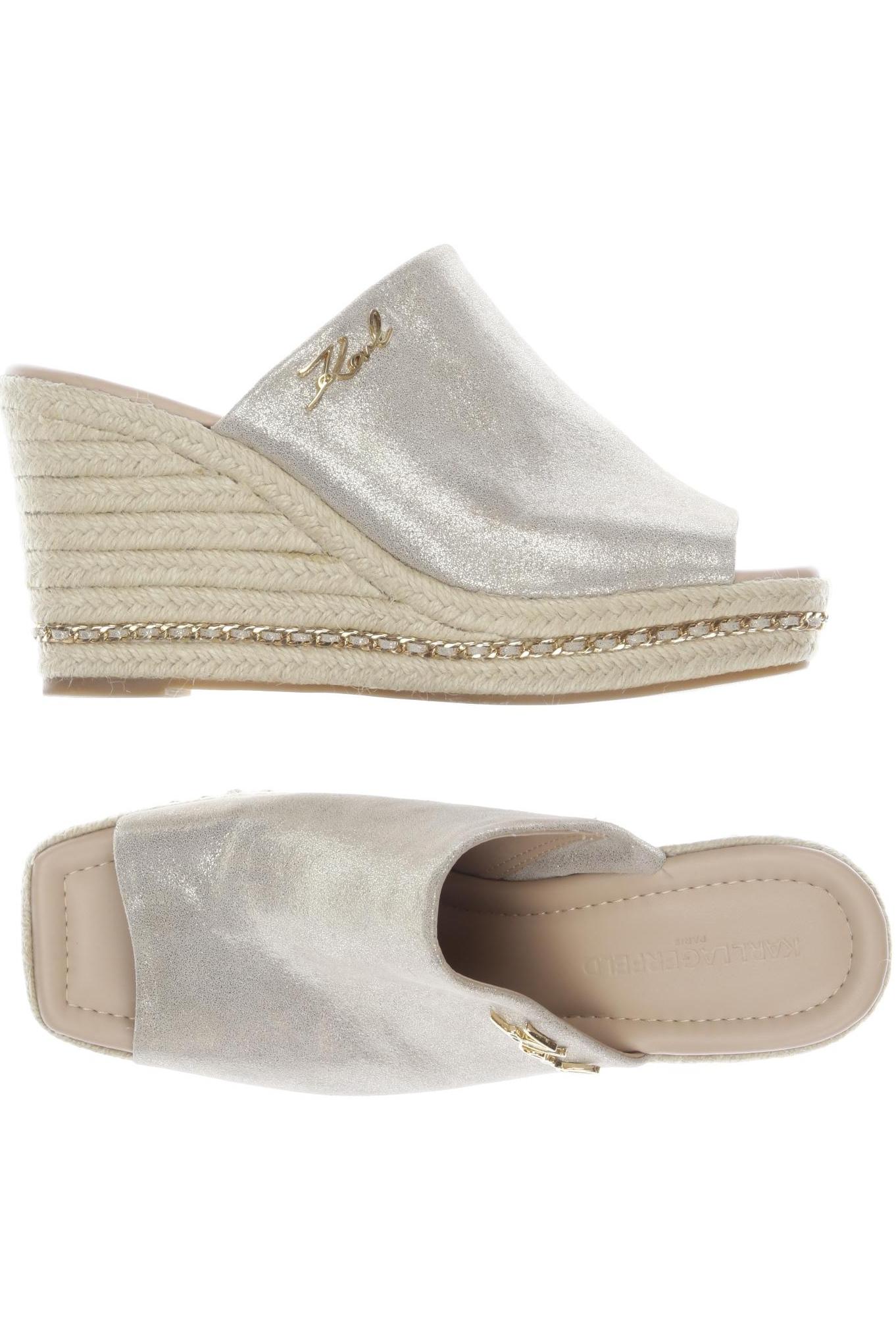 

Karl Lagerfeld Damen Sandale, beige, Gr. 38