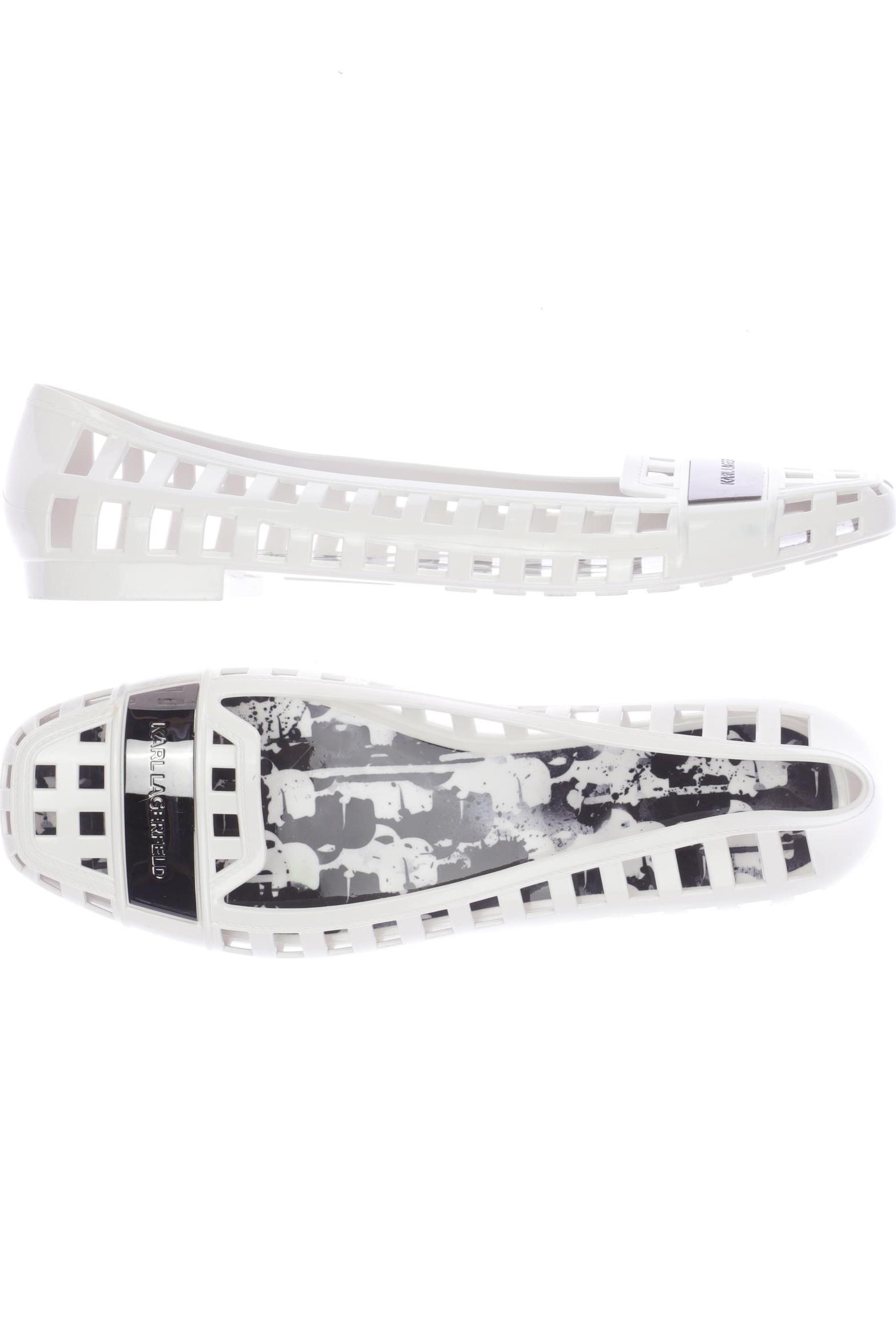

Karl Lagerfeld Damen Ballerinas, weiß, Gr. 39