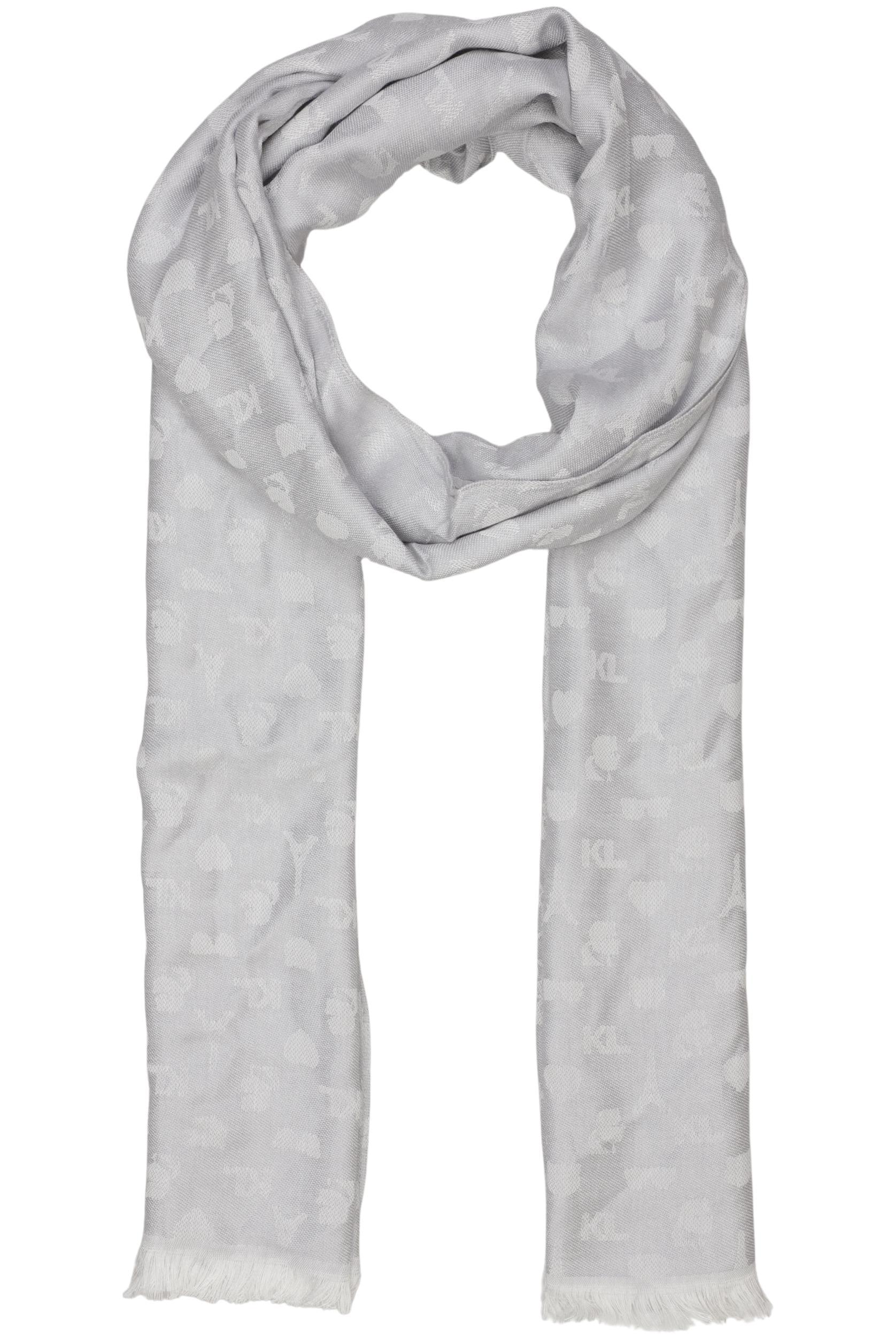 

Karl Lagerfeld Damen Schal, grau, Gr.