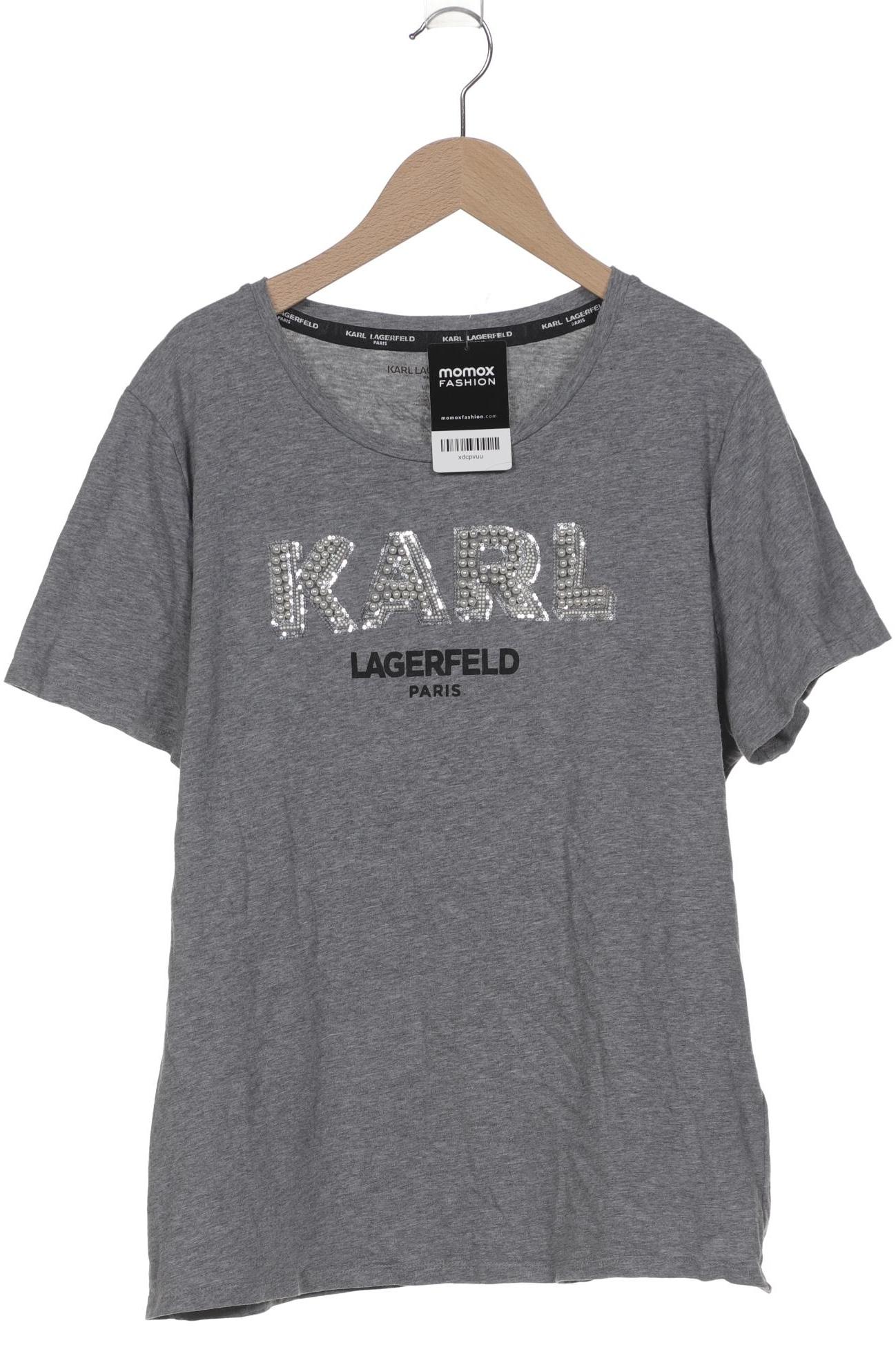 

Karl Lagerfeld Damen T-Shirt, grau, Gr. 42