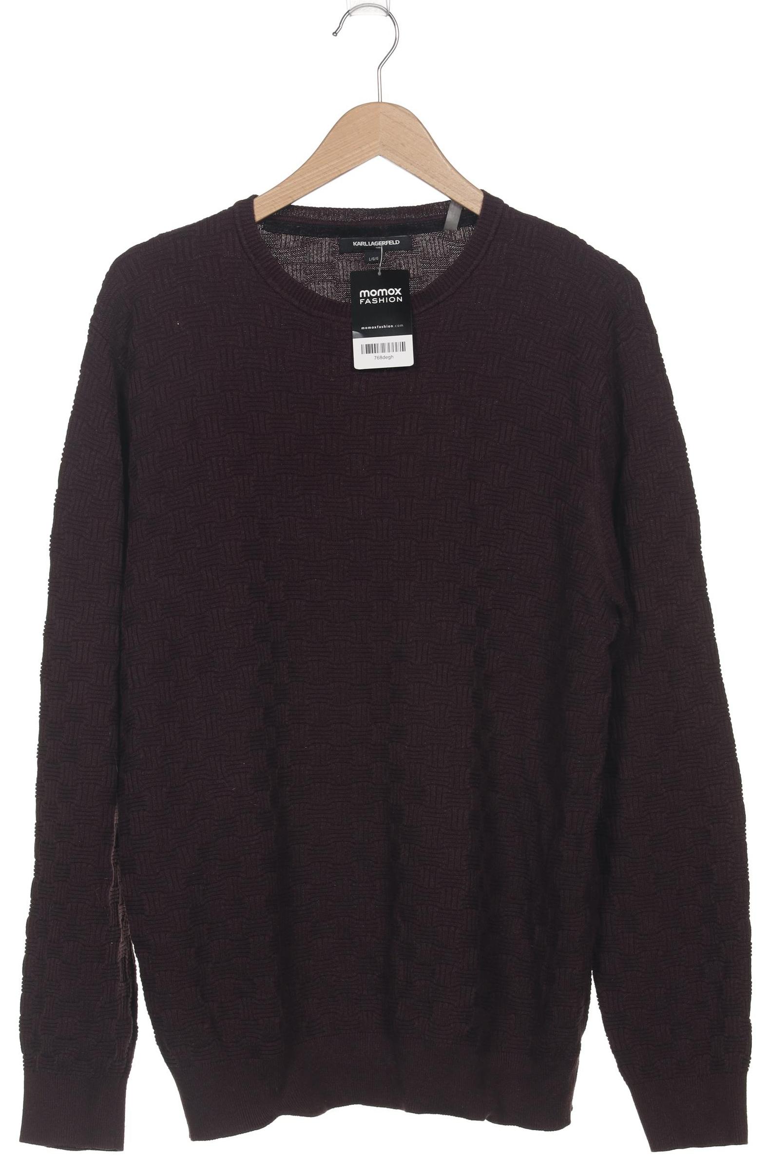 

Karl Lagerfeld Herren Pullover, bordeaux, Gr. 52