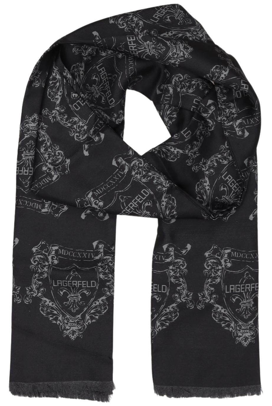 

Karl Lagerfeld Herren Schal, grau, Gr.