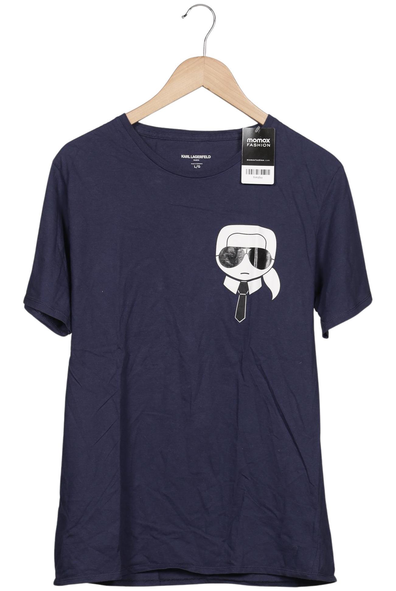 

Karl Lagerfeld Herren T-Shirt, marineblau, Gr. 52