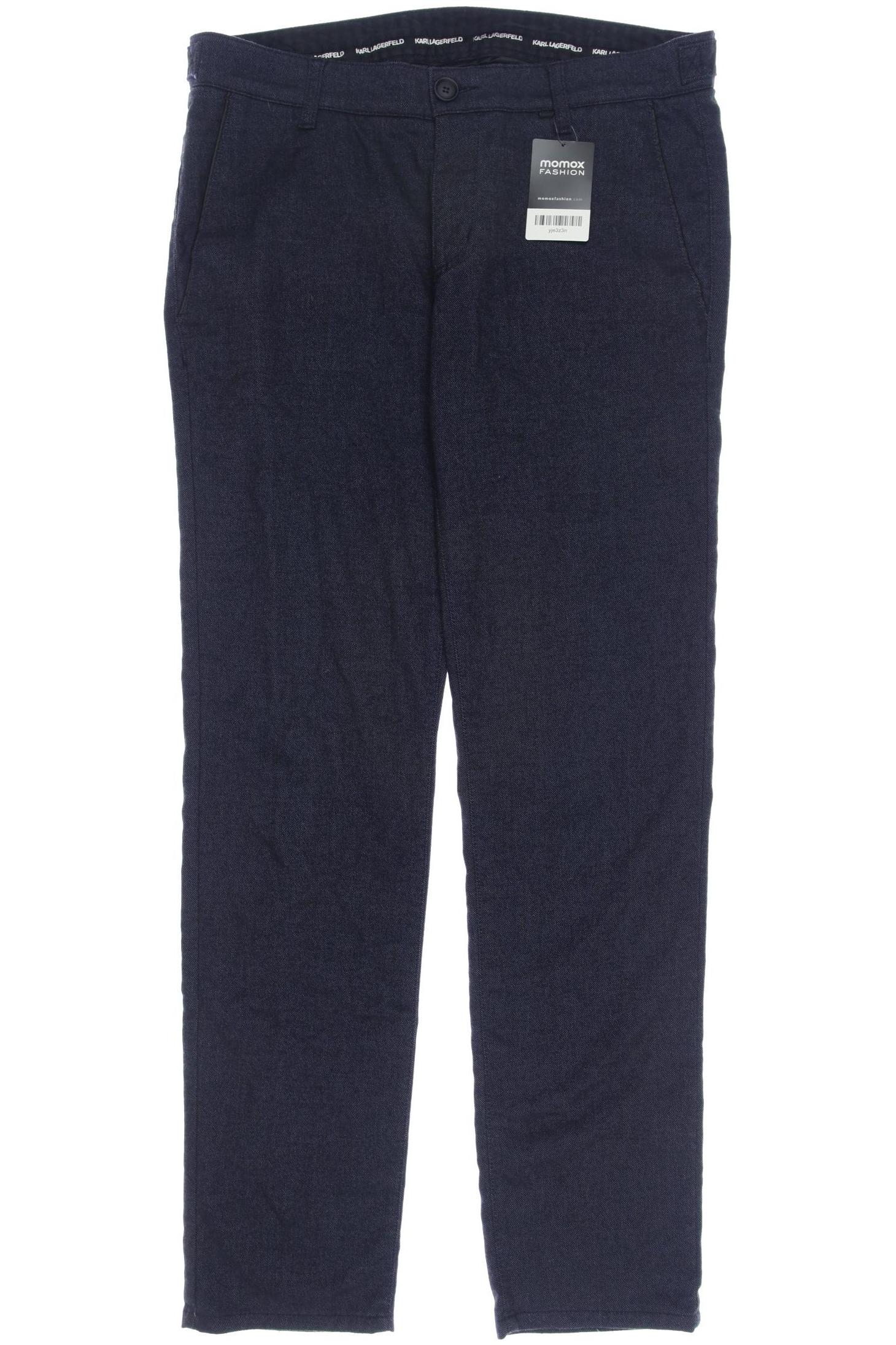 

Karl Lagerfeld Herren Stoffhose, marineblau, Gr. 34