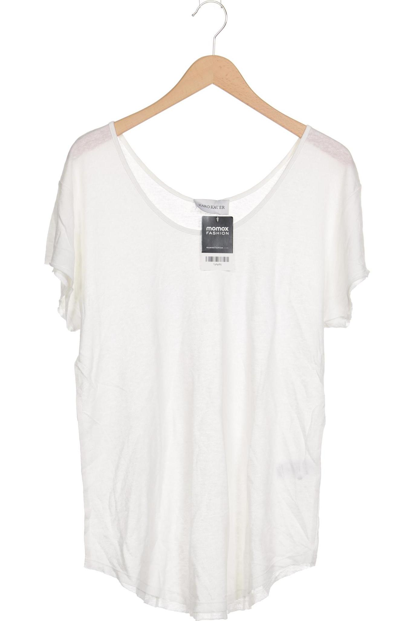

Karo Kauer Damen T-Shirt, cremeweiß, Gr. 38