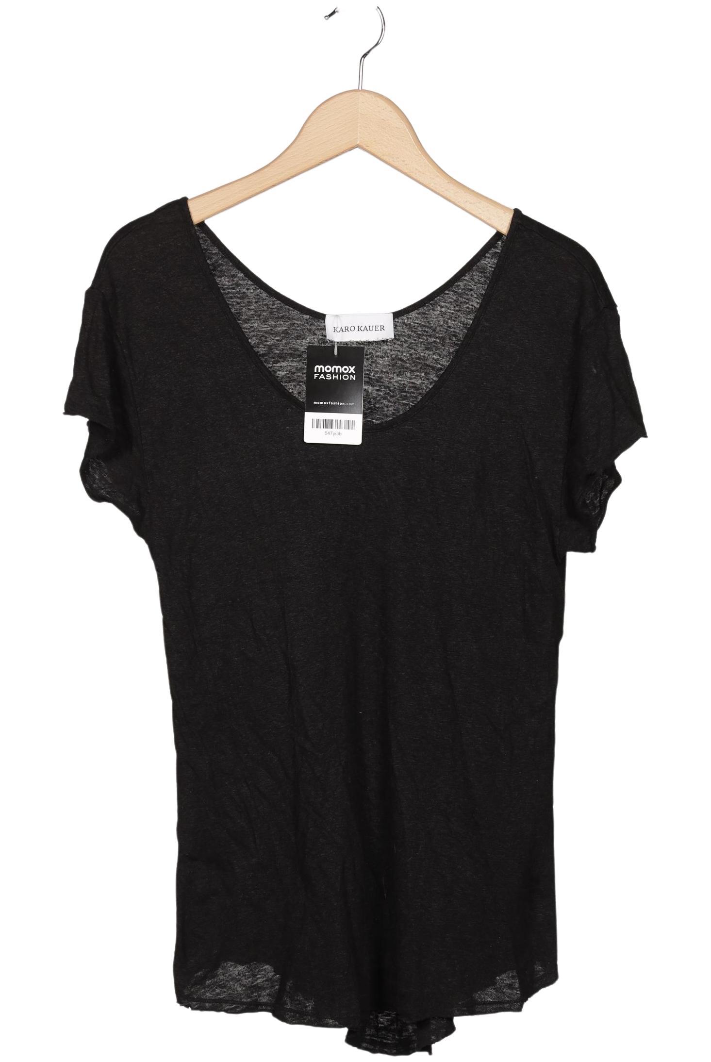 

Karo Kauer Damen T-Shirt, schwarz, Gr. 36