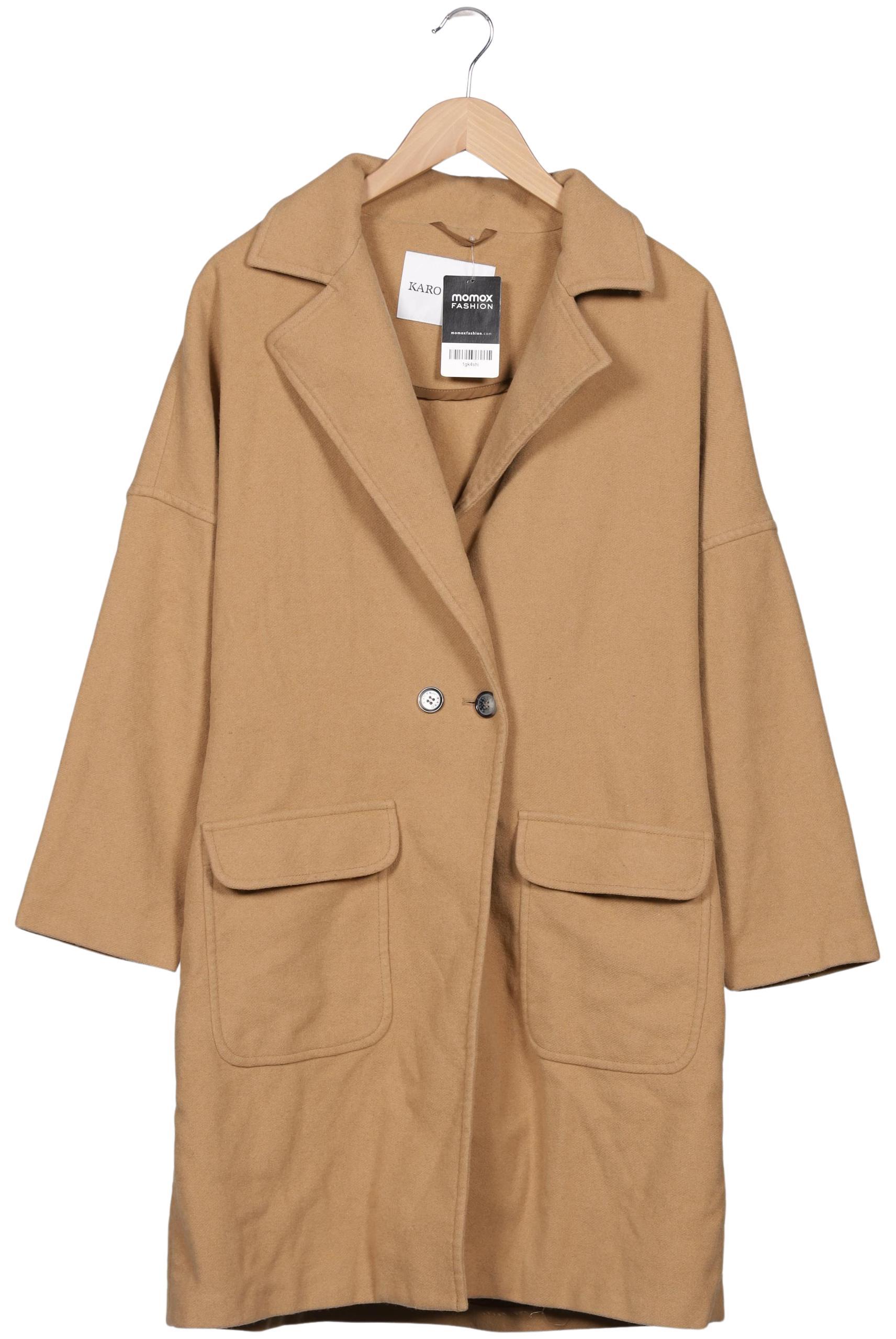 

Karo Kauer Damen Mantel, beige, Gr. 36