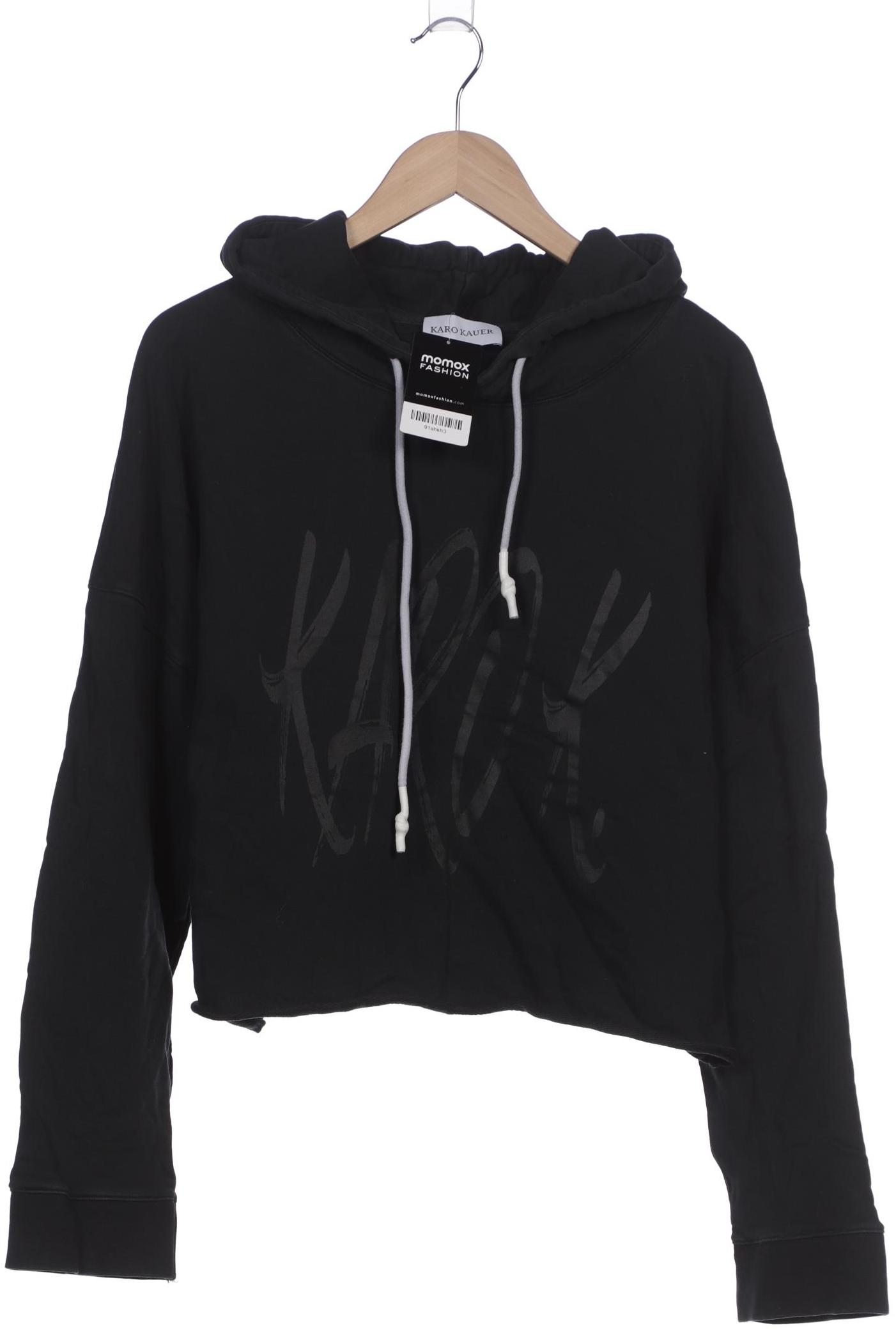 

Karo Kauer Damen Kapuzenpullover, schwarz, Gr. 44