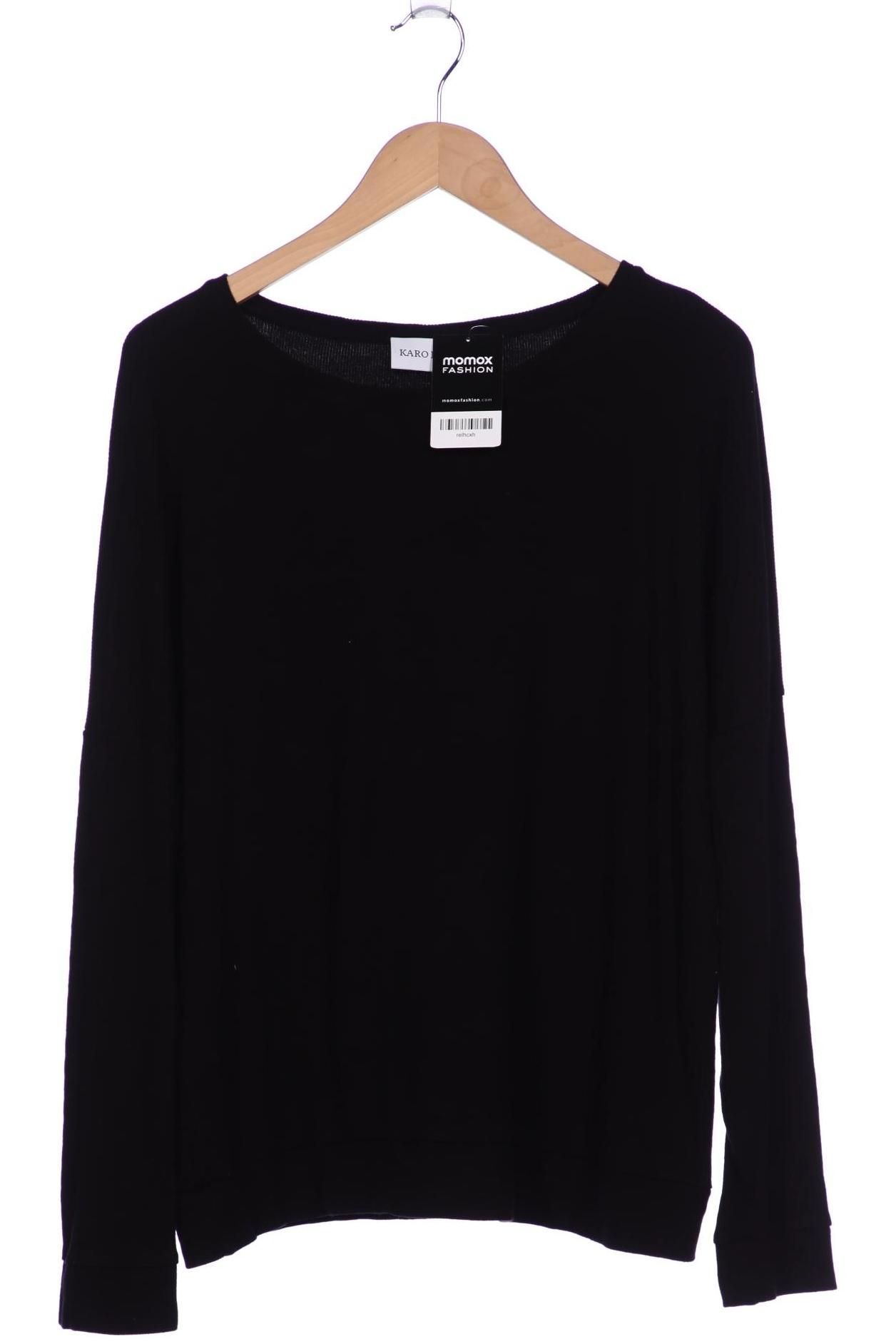 

Karo Kauer Damen Langarmshirt, schwarz, Gr. 42
