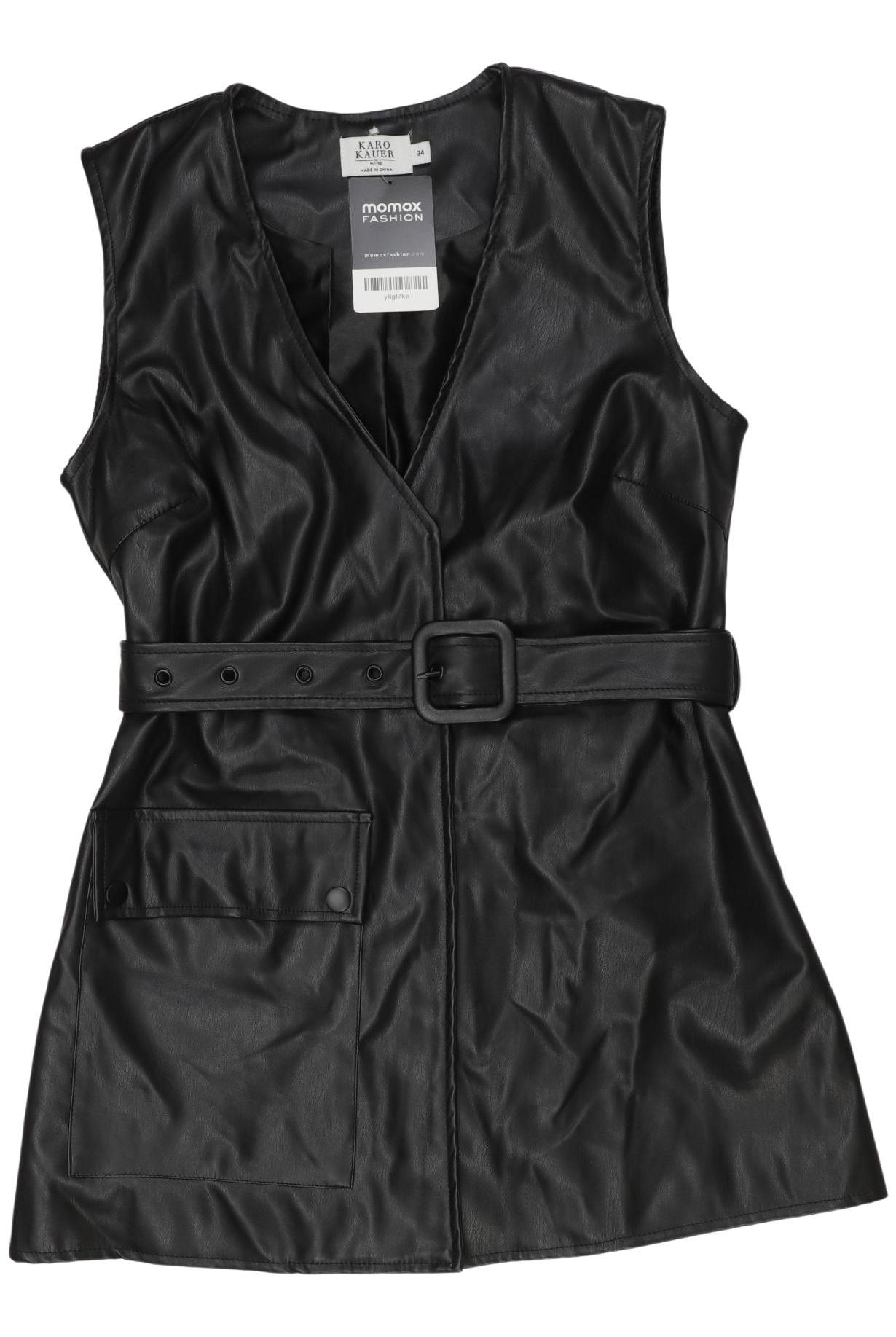 

Karo Kauer Damen Weste, schwarz, Gr. 34