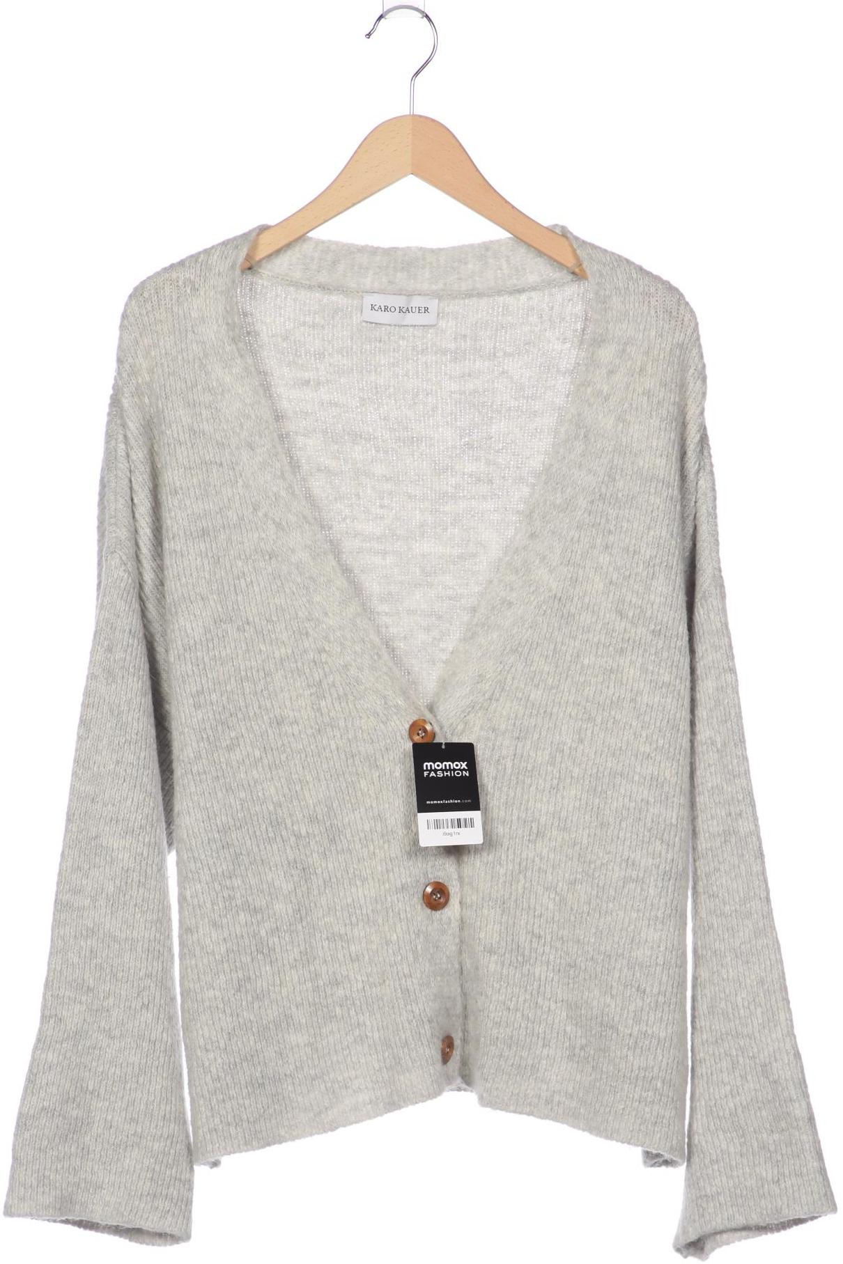 

Karo Kauer Damen Strickjacke, grau, Gr. 38