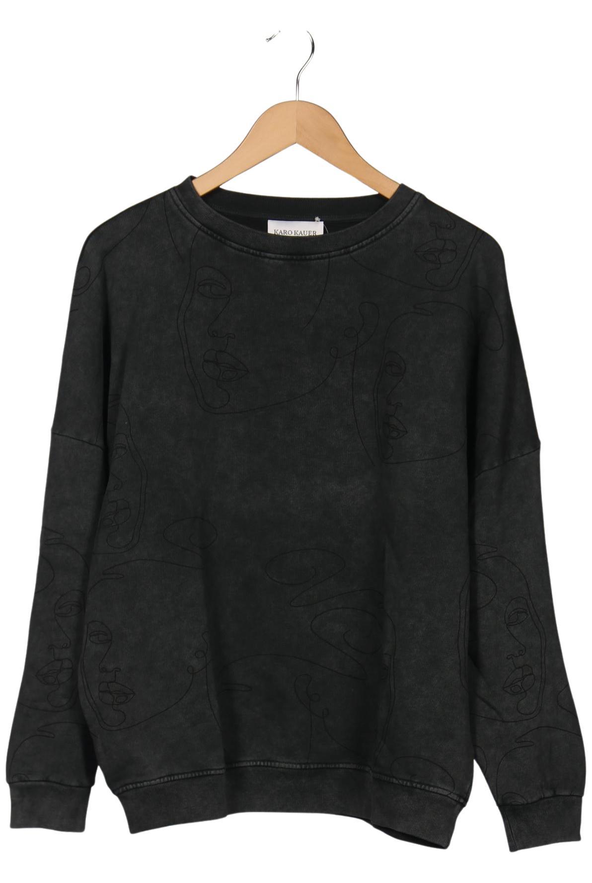 

Karo Kauer Damen Sweatshirt, schwarz, Gr. 36