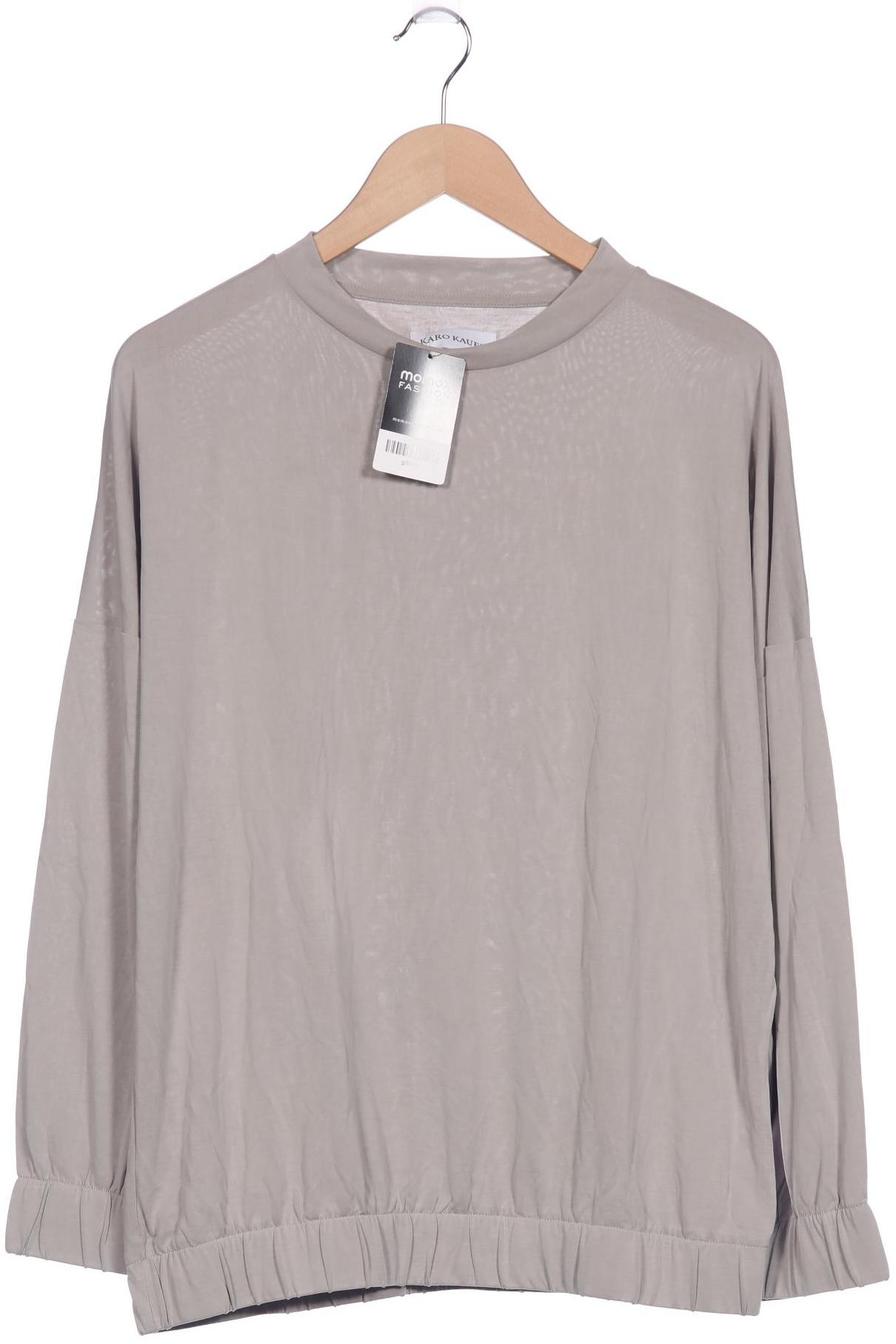 

Karo Kauer Damen Langarmshirt, grau, Gr. 34