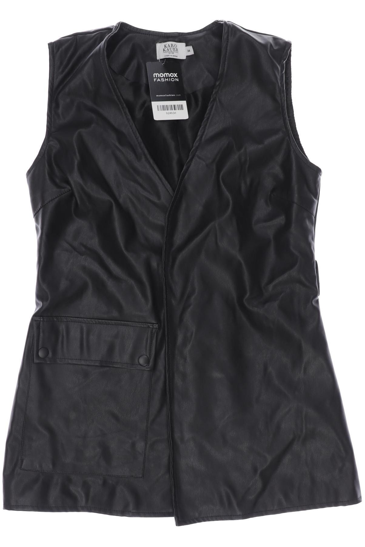 

Karo Kauer Damen Weste, schwarz, Gr. 34