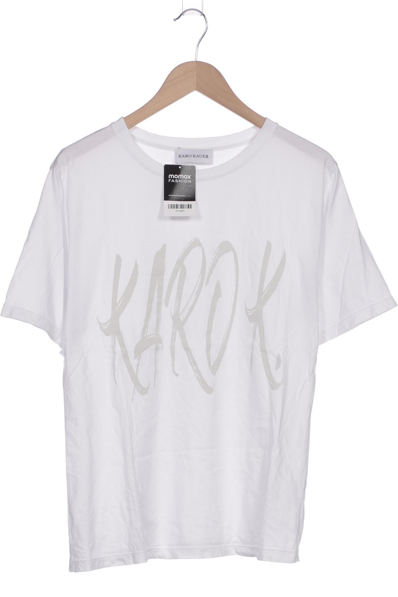 

Karo Kauer Damen T-Shirt, weiß, Gr. 36