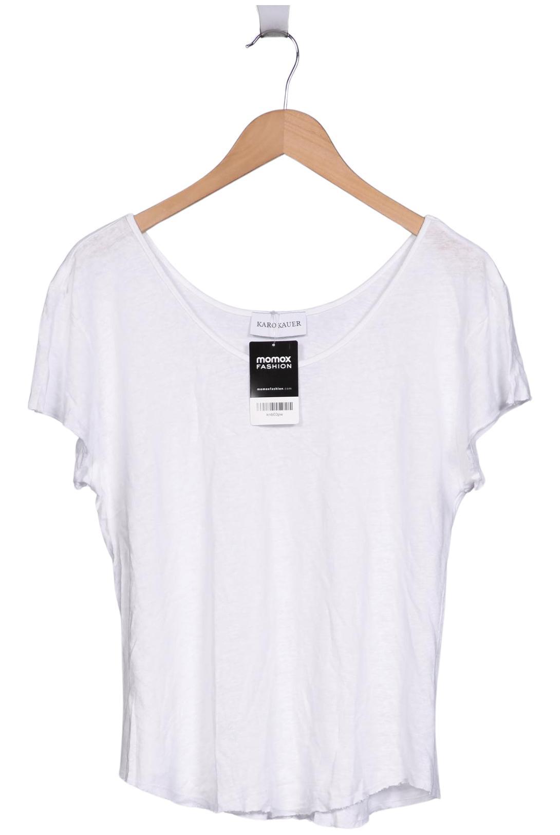 Thumbnail - Karo Kauer Damen T-Shirt, weiß, Gr. 38