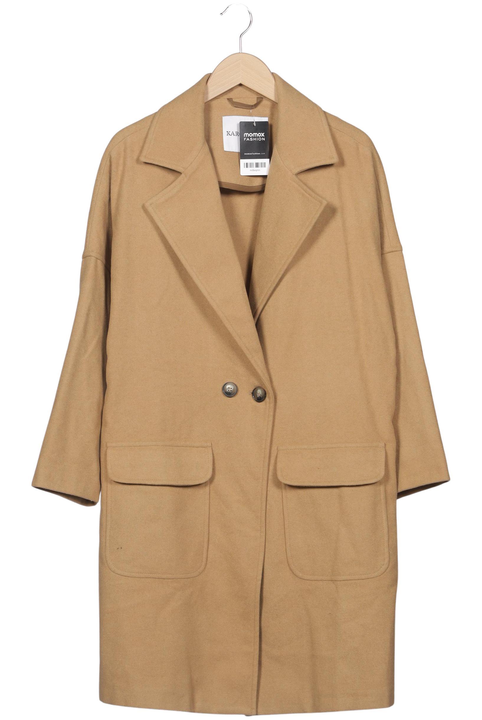 

Karo Kauer Damen Mantel, beige, Gr. 34