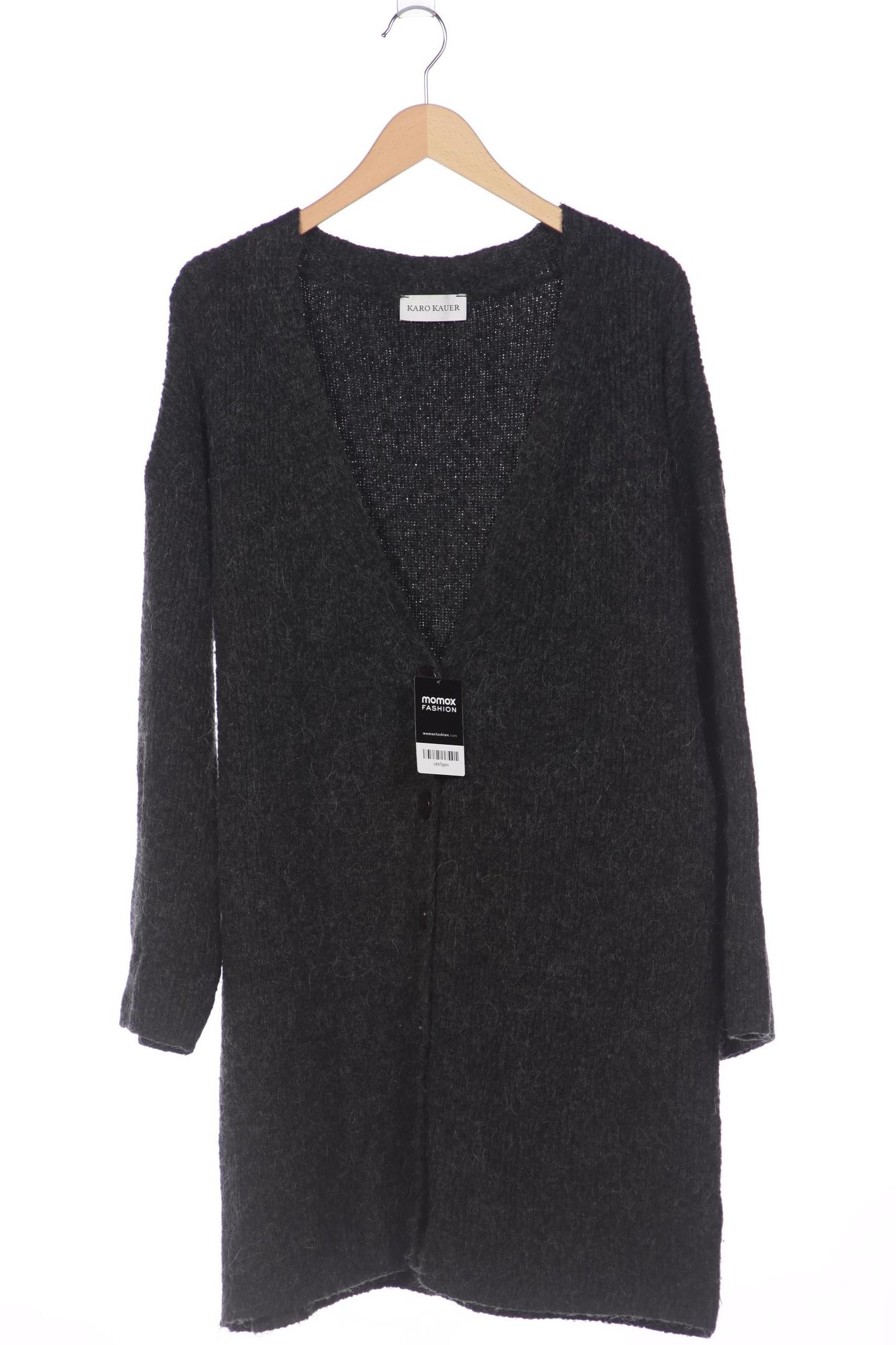 

Karo Kauer Damen Strickjacke, grau, Gr. 38