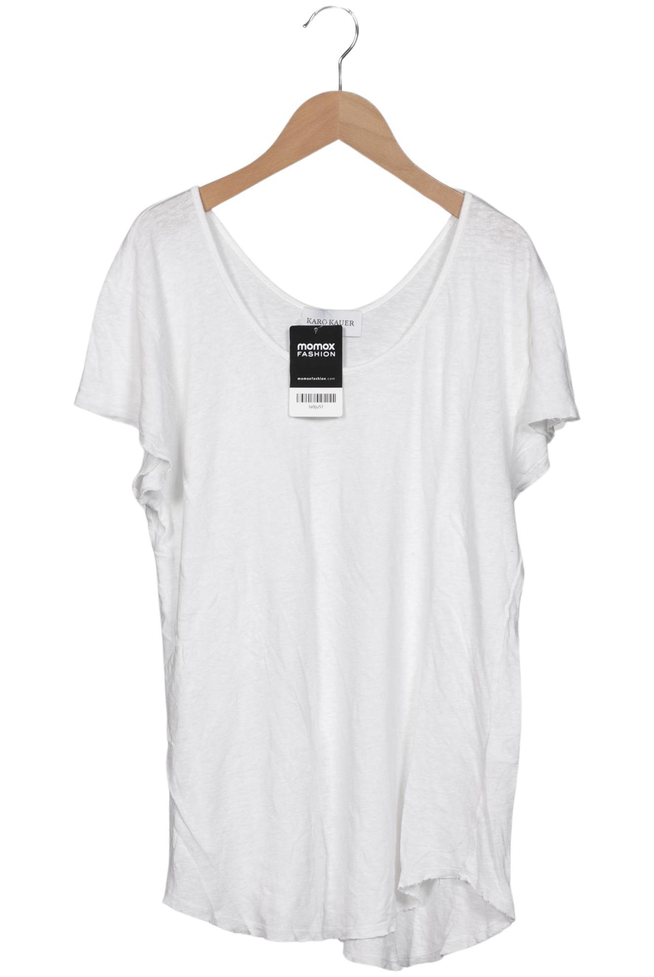 

Karo Kauer Damen T-Shirt, weiß, Gr. 38