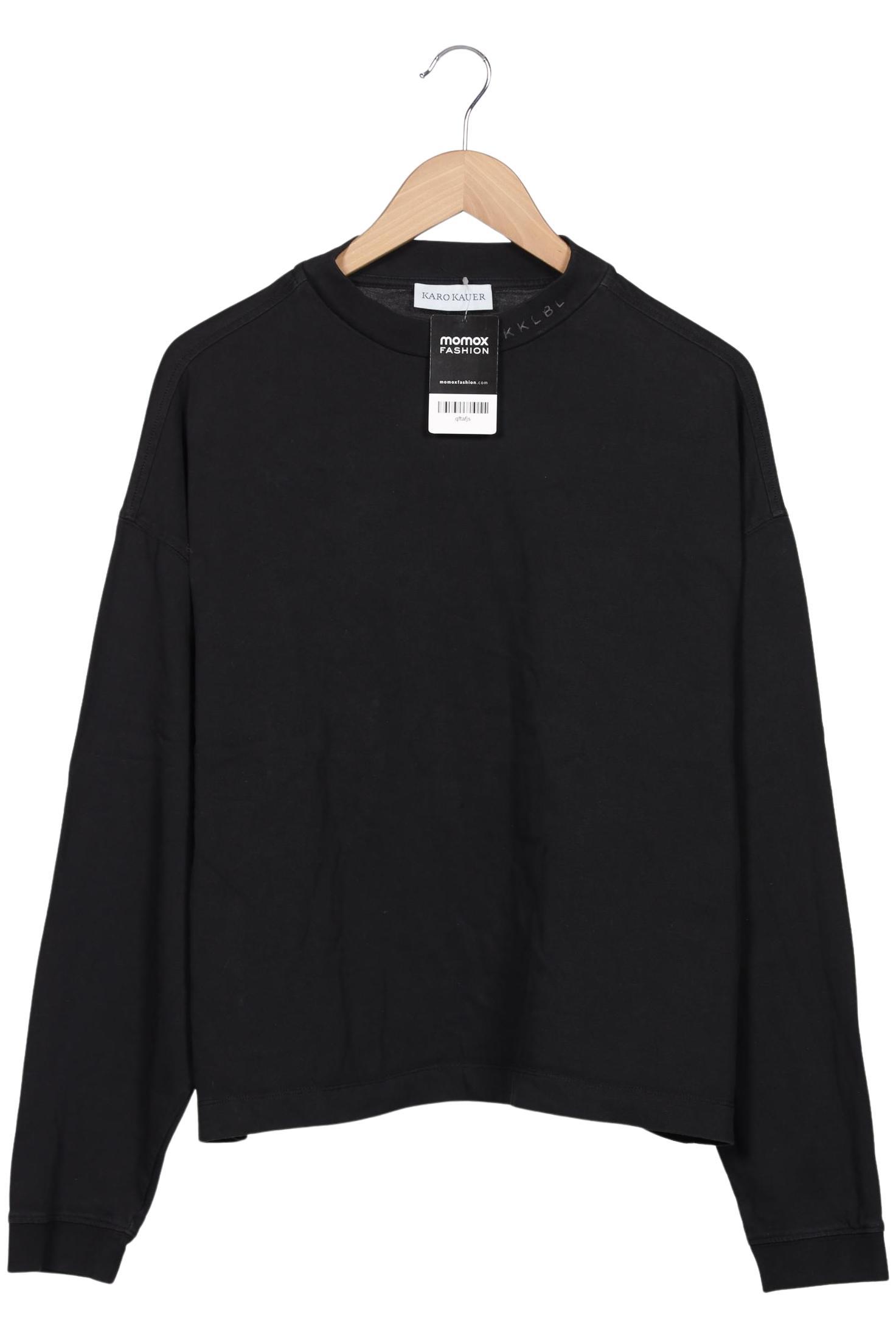 Thumbnail - Karo Kauer Damen Langarmshirt, schwarz, Gr. 44