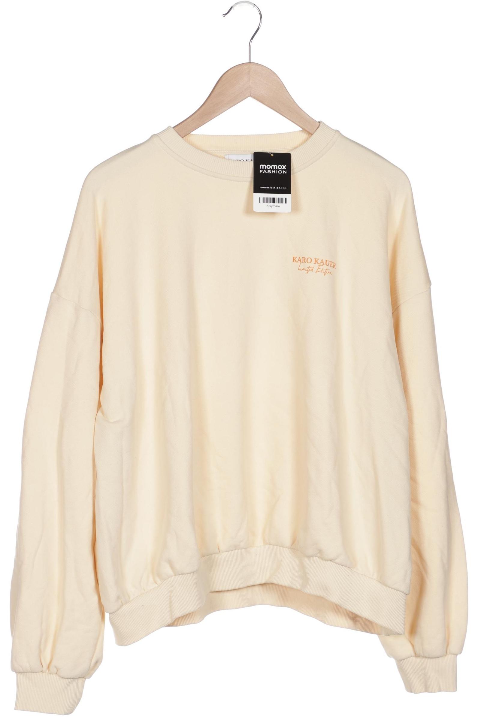 

Karo Kauer Damen Sweatshirt, cremeweiß, Gr. 38