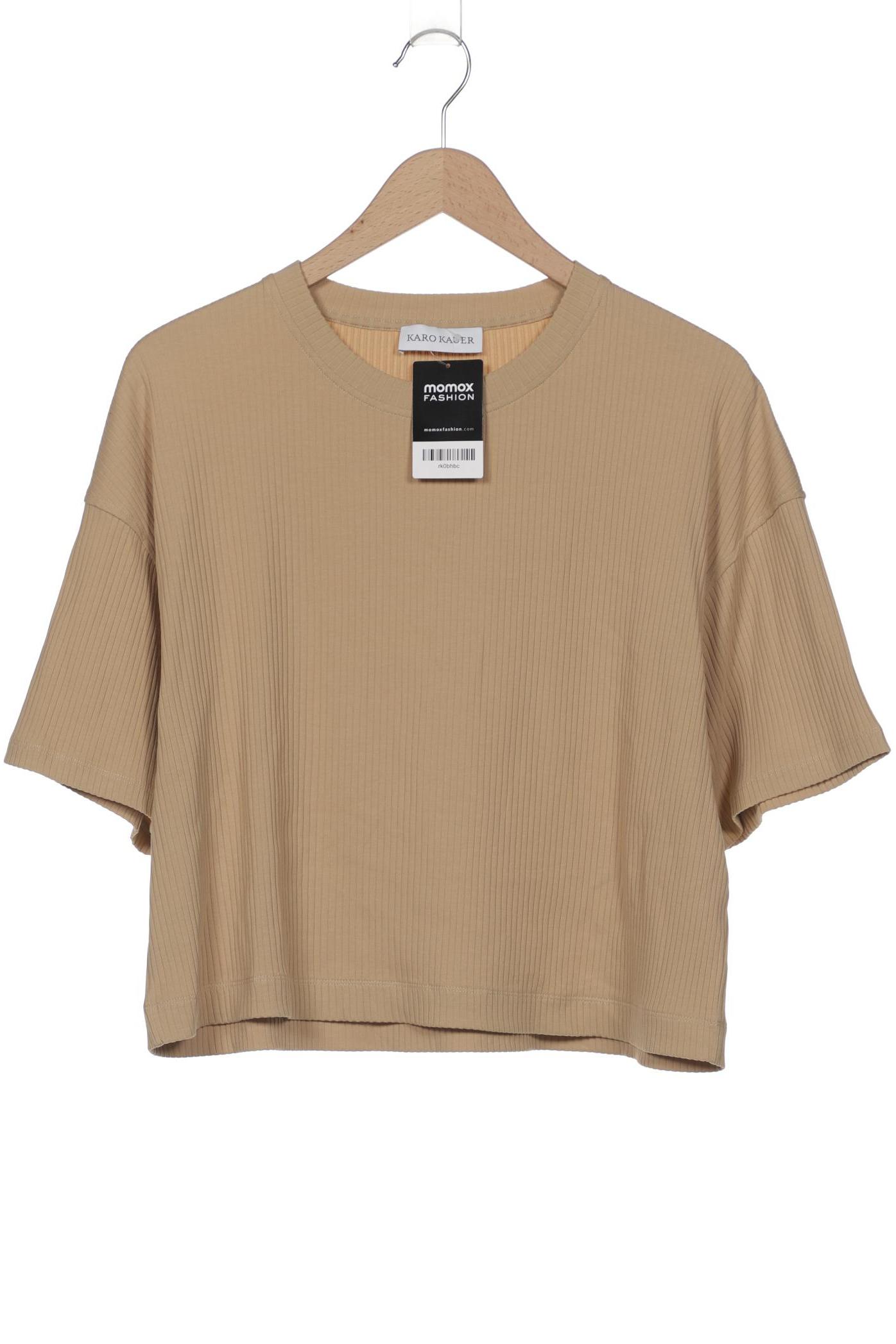 

Karo Kauer Damen T-Shirt, beige, Gr. 42