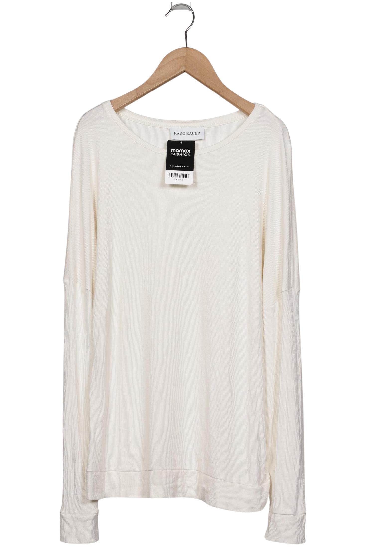 

Karo Kauer Damen Langarmshirt, cremeweiß, Gr. 34