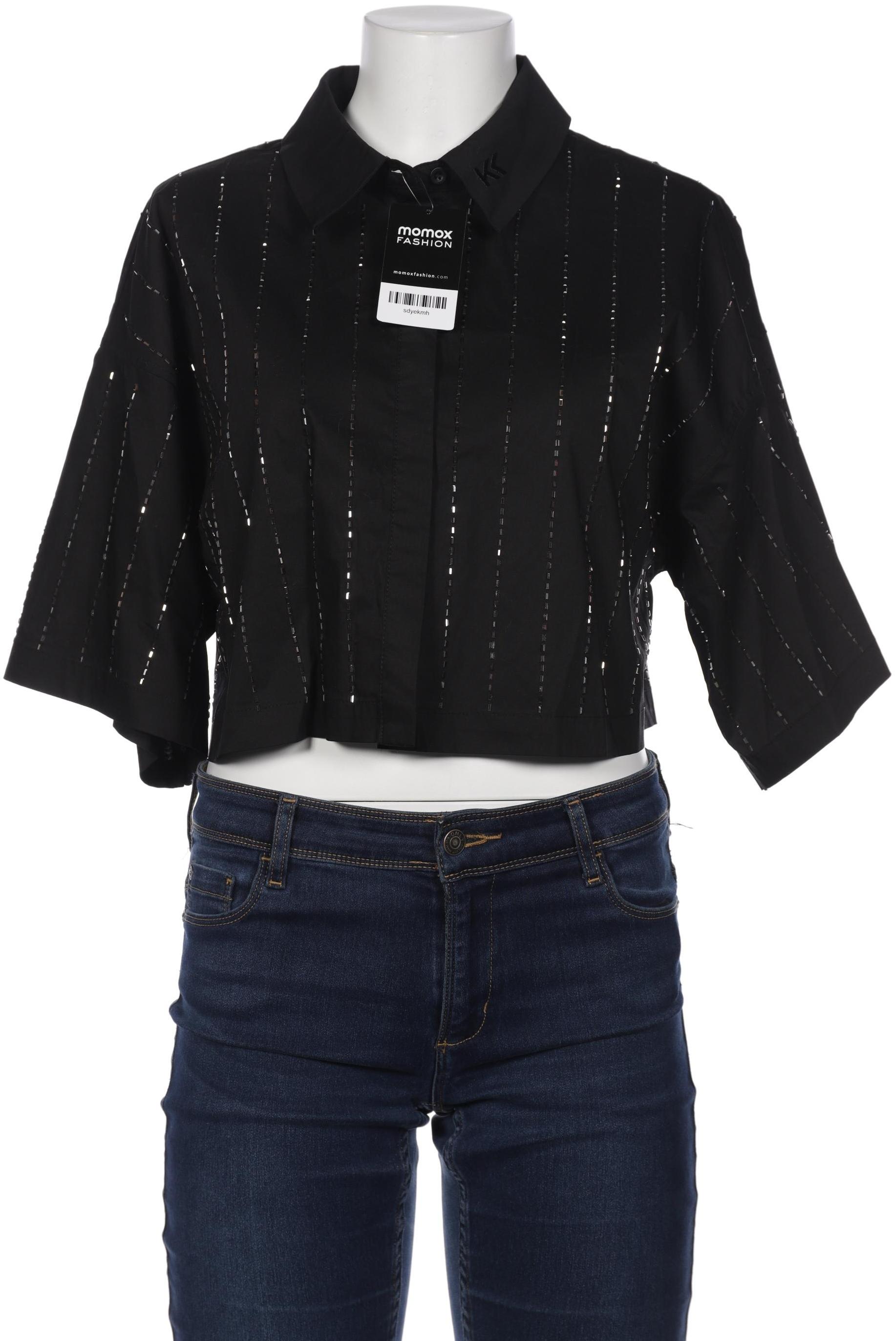 

Karo Kauer Damen Bluse, schwarz, Gr. 42