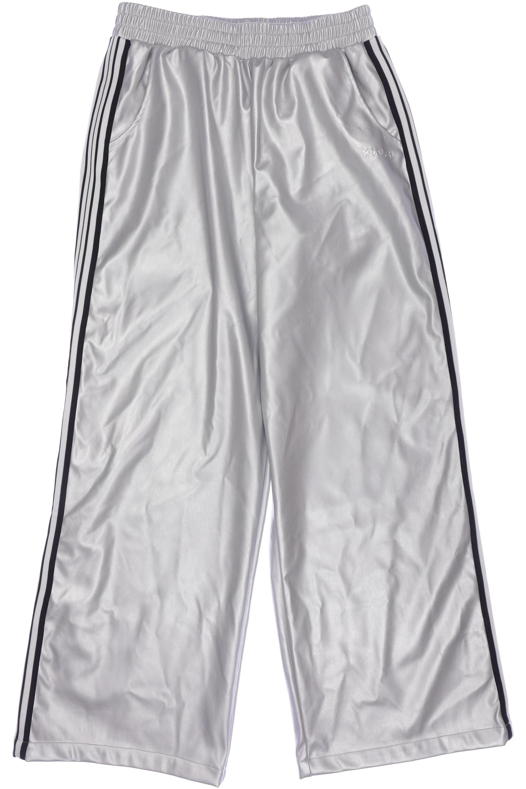 

Karo Kauer Damen Stoffhose, silber, Gr. 0