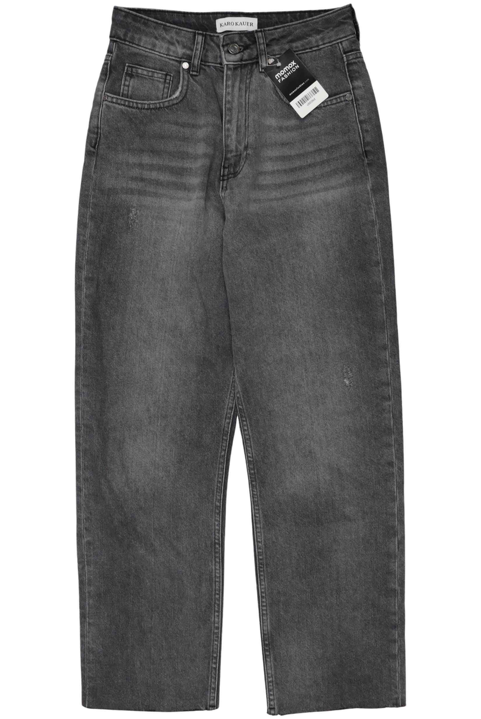 

Karo Kauer Damen Jeans, grau, Gr. 36