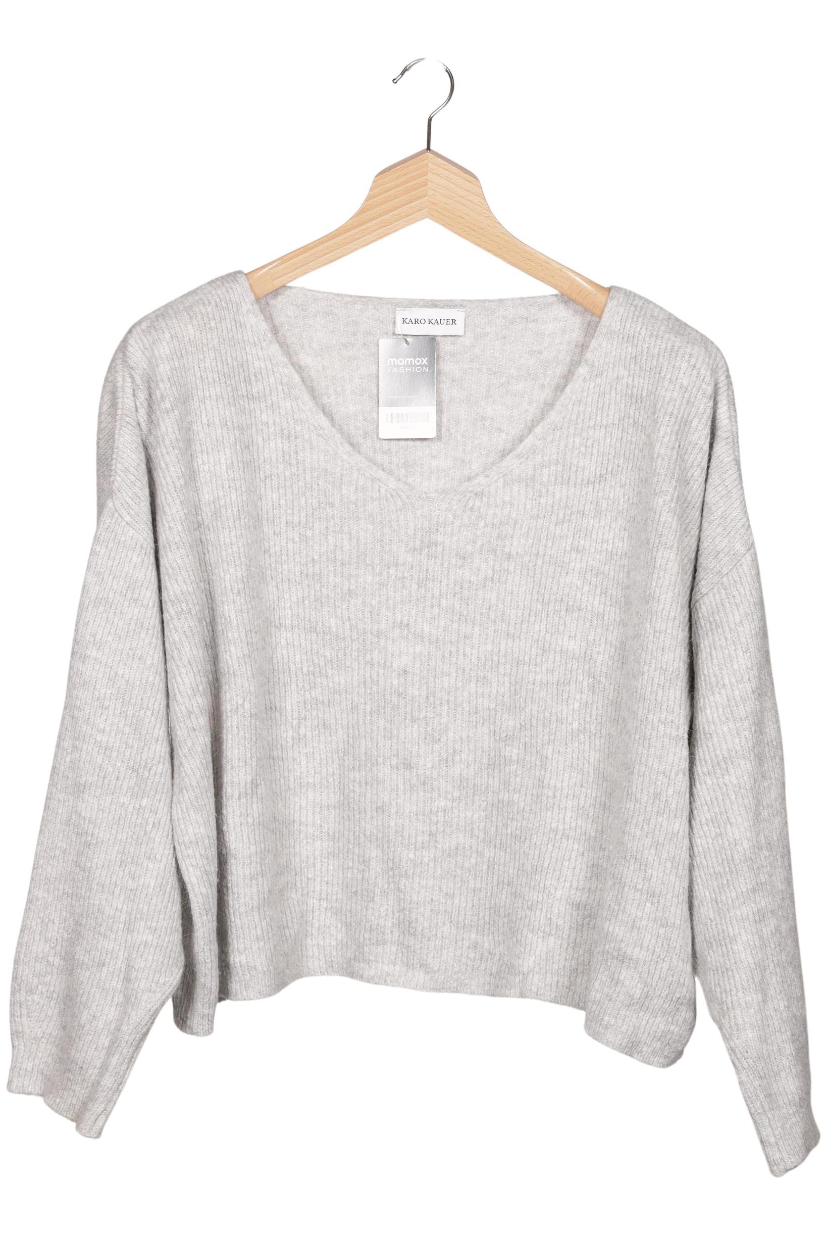 

Karo Kauer Damen Pullover, grau, Gr. 34