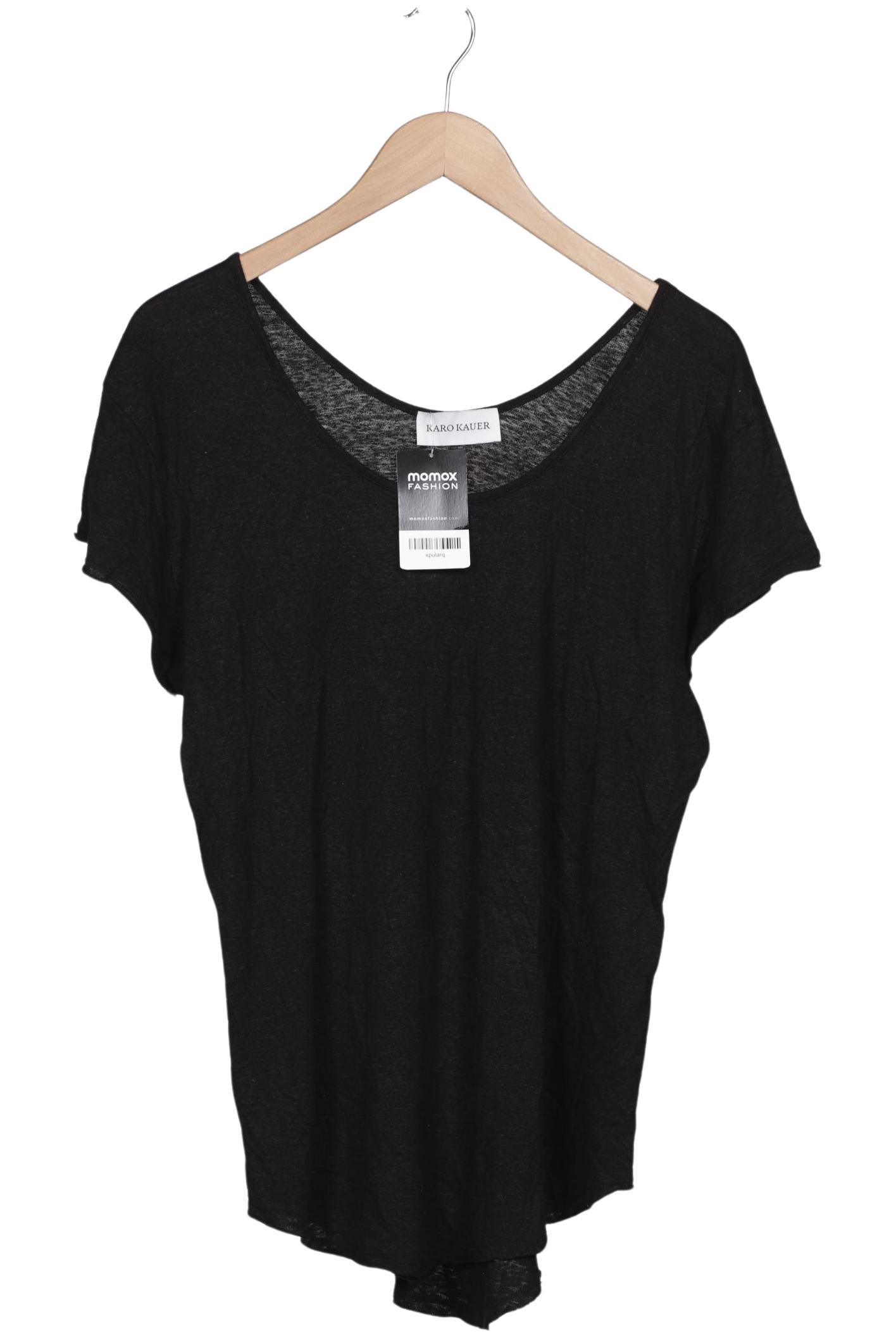 

Karo Kauer Damen T-Shirt, schwarz, Gr. 38