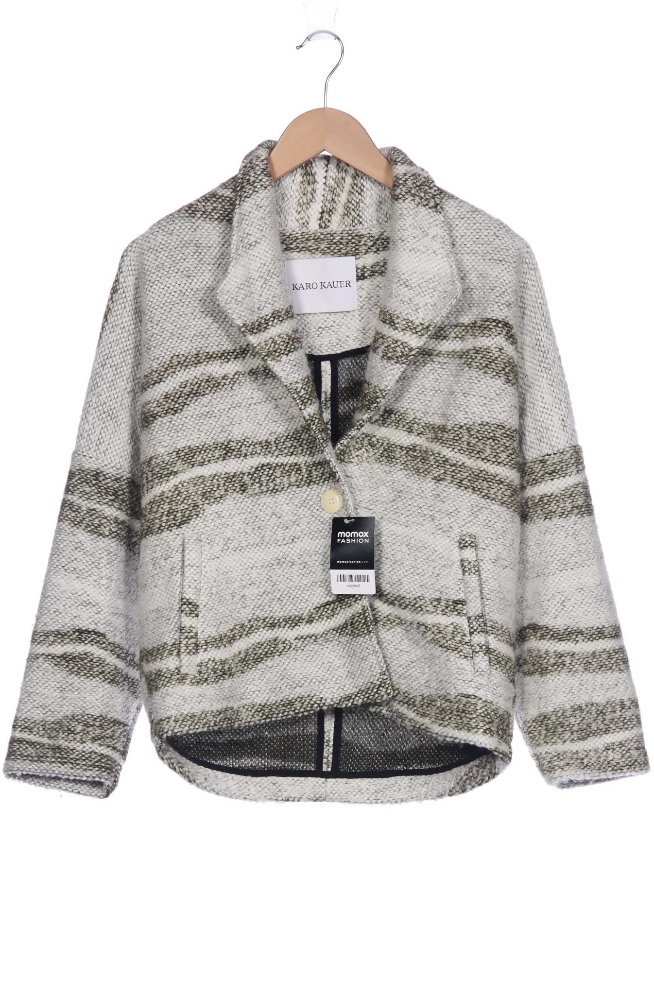 

Karo Kauer Damen Jacke, grau, Gr. 34