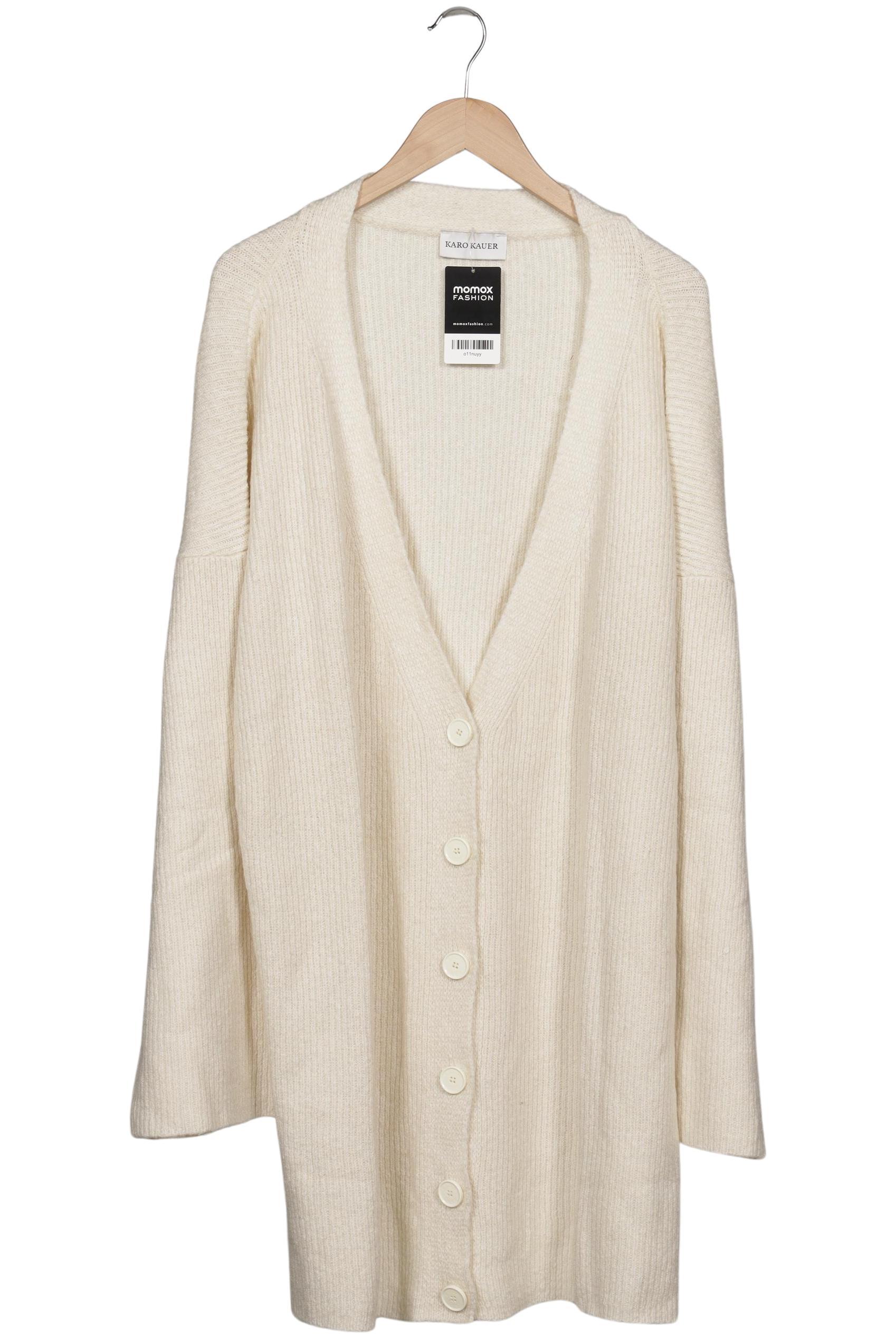 

Karo Kauer Damen Strickjacke, cremeweiß, Gr. 44