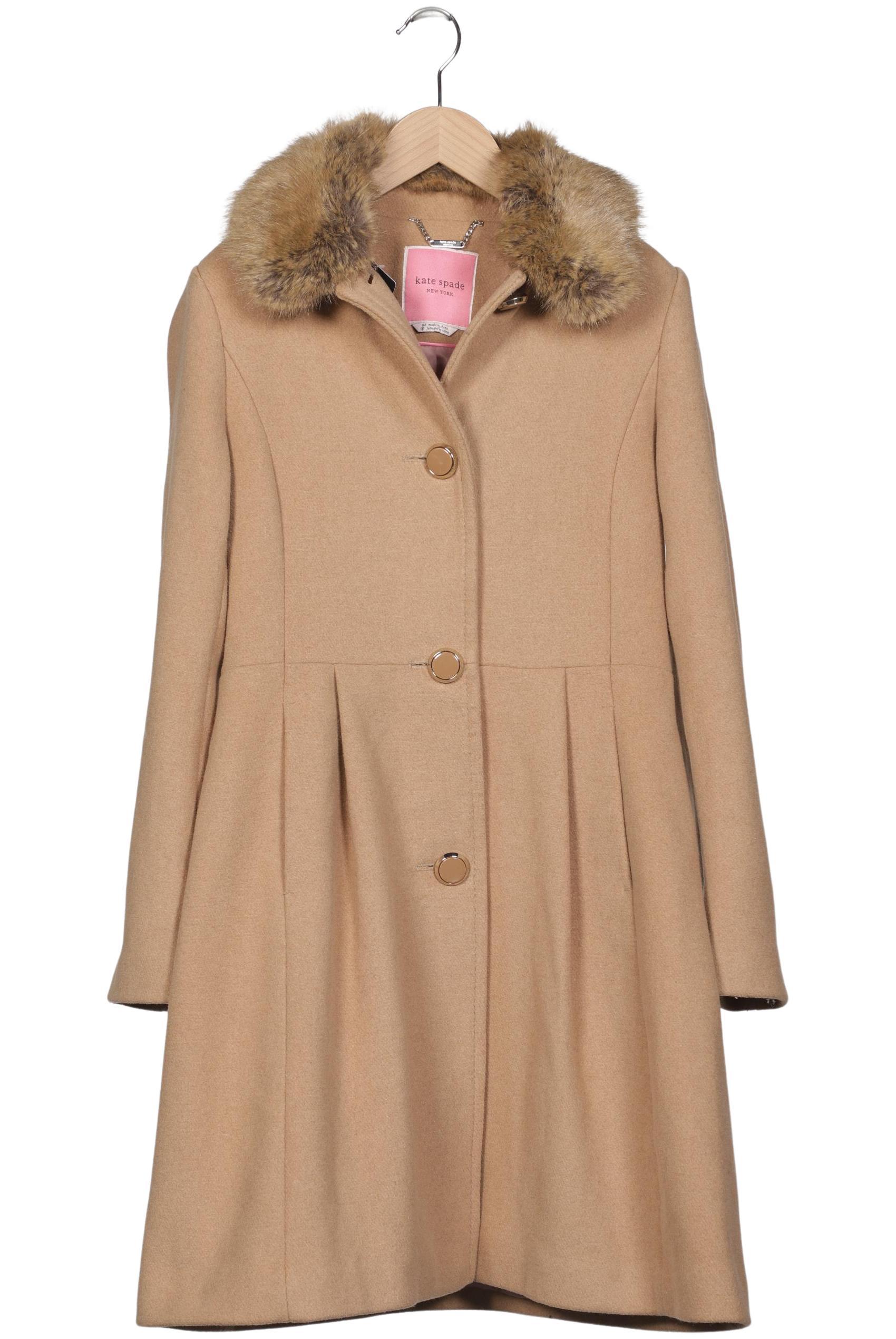 

kate spade Damen Mantel, beige, Gr. 34