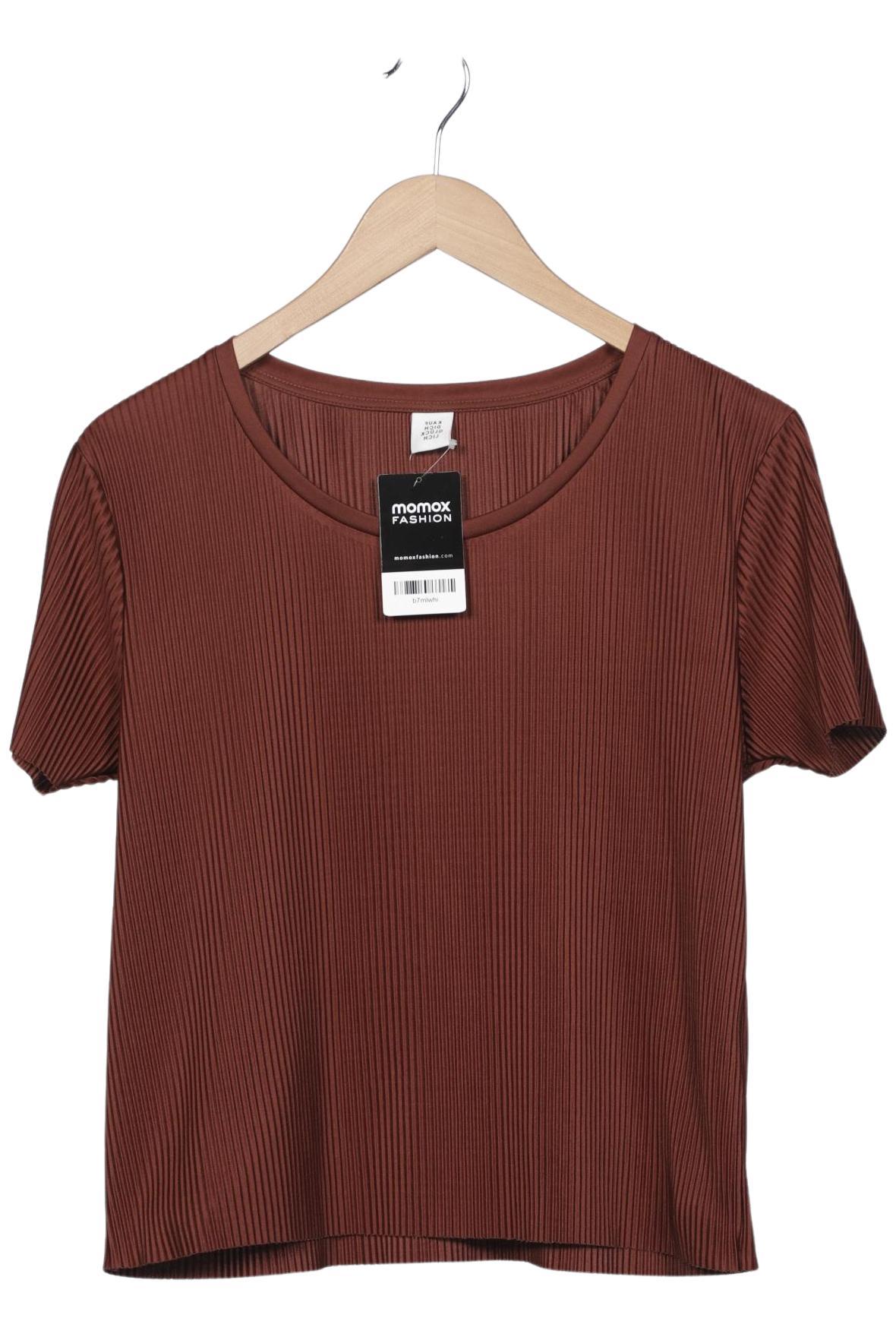 

Kauf dich glucklich Damen T-Shirt, braun, Gr. 34