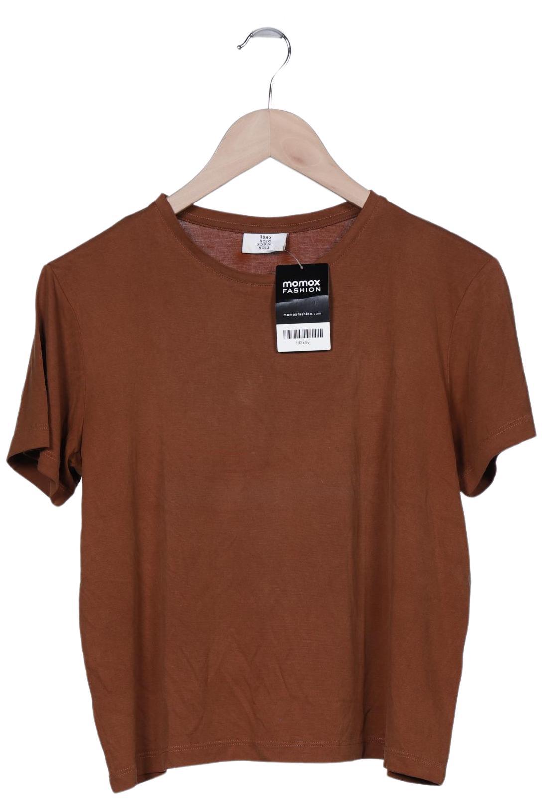 

Kauf dich glucklich Damen T-Shirt, braun, Gr. 36