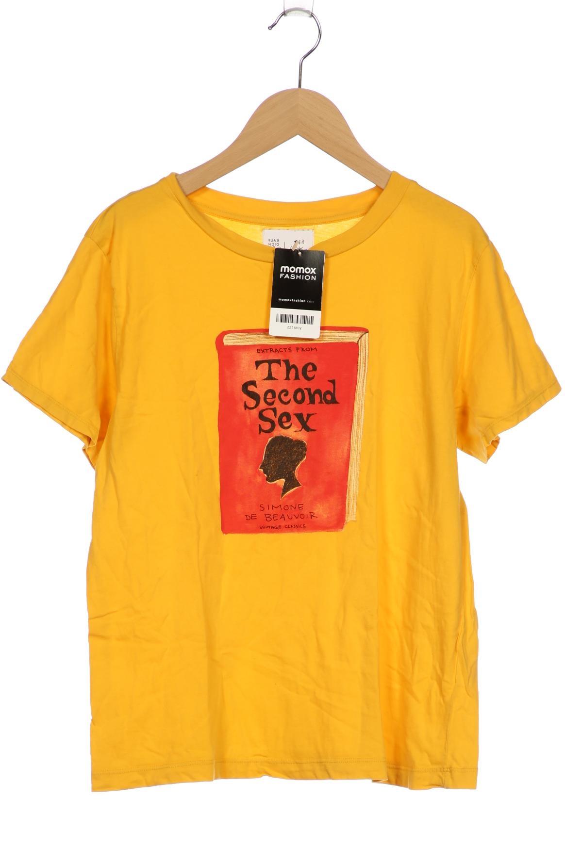 

Kauf dich glucklich Damen T-Shirt, gelb, Gr. 36