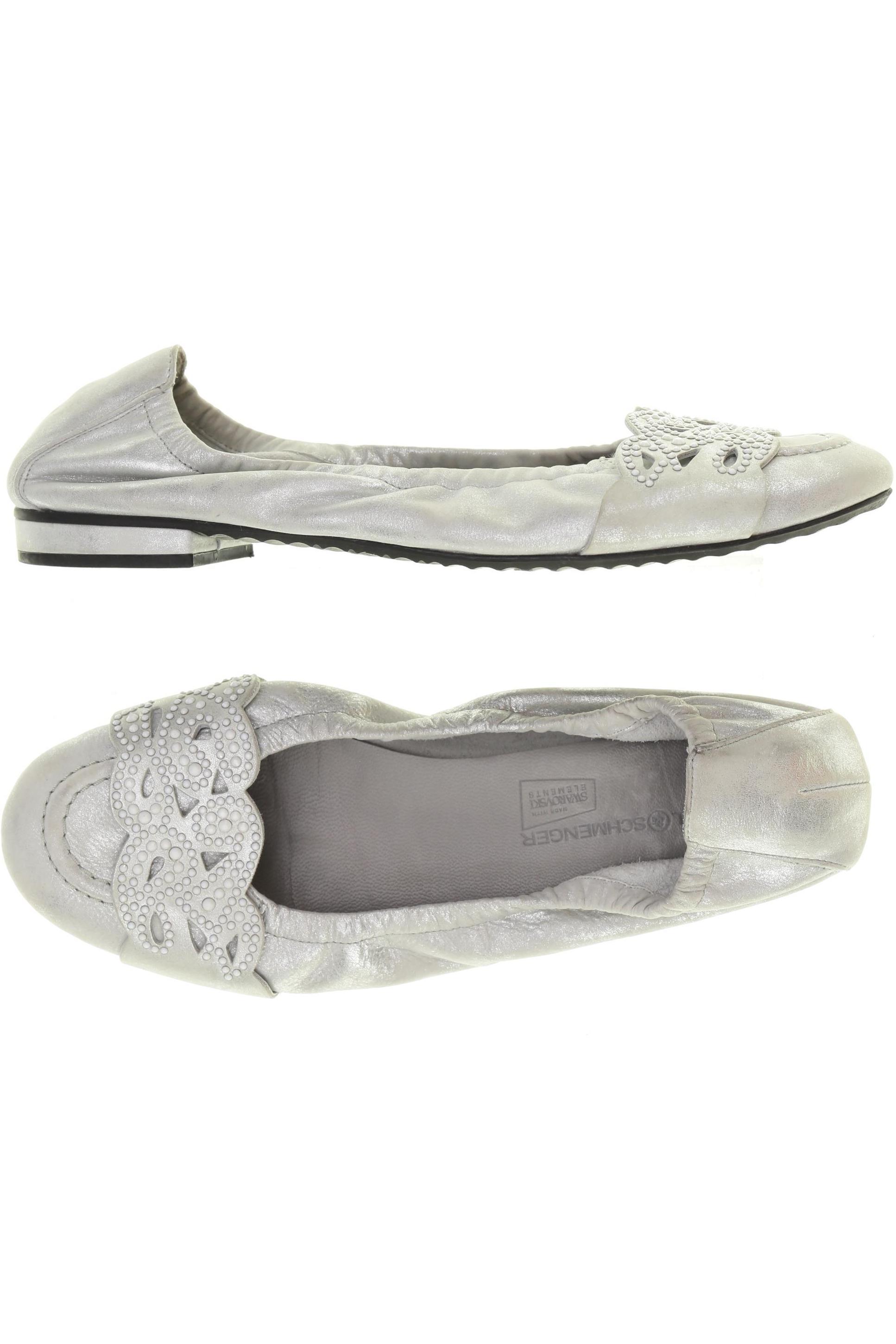

Kennel & Schmenger Damen Ballerinas, silber, Gr. 6